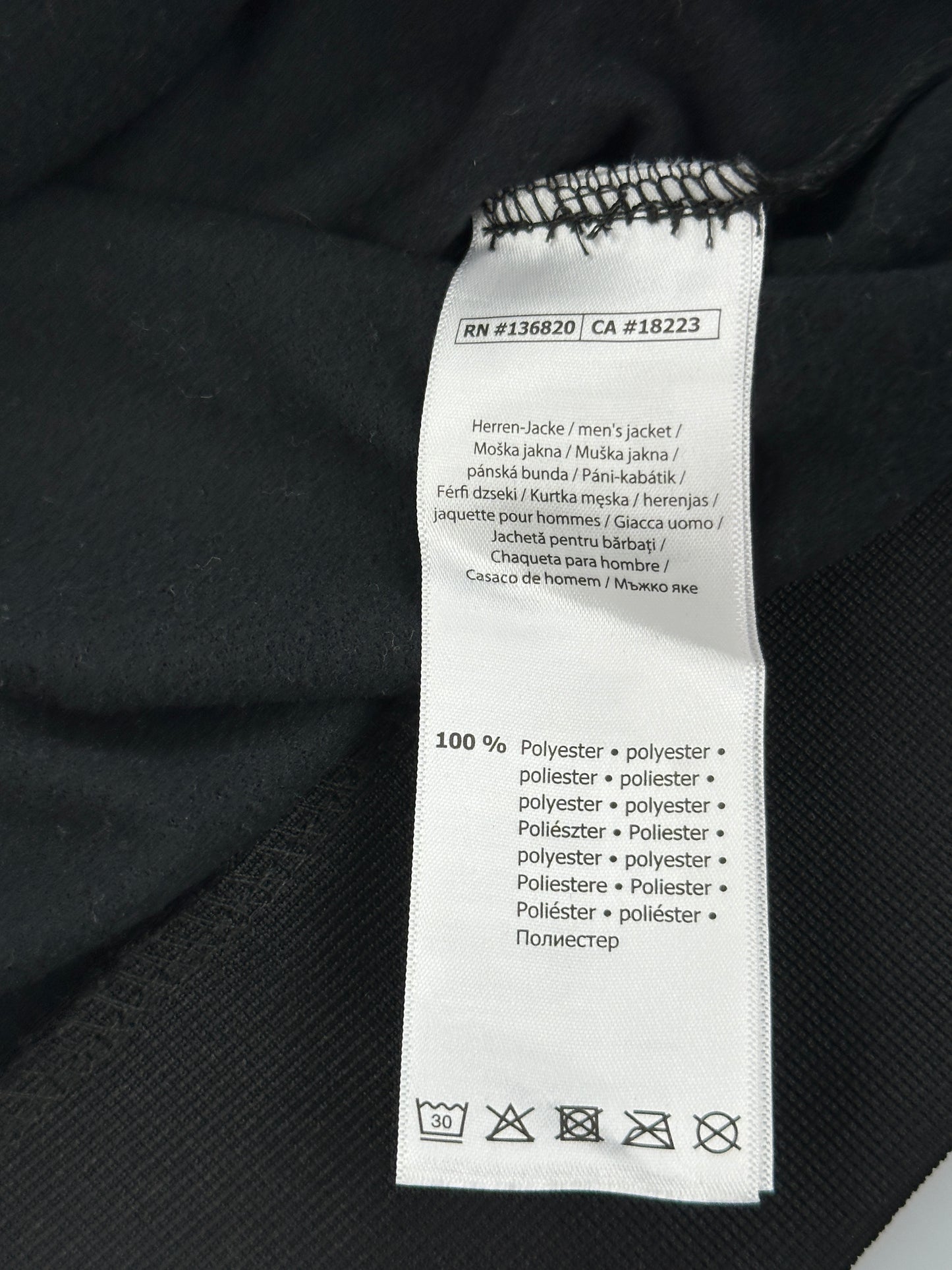 Black Kappa Track Jacket Black Kappa Track Jacket