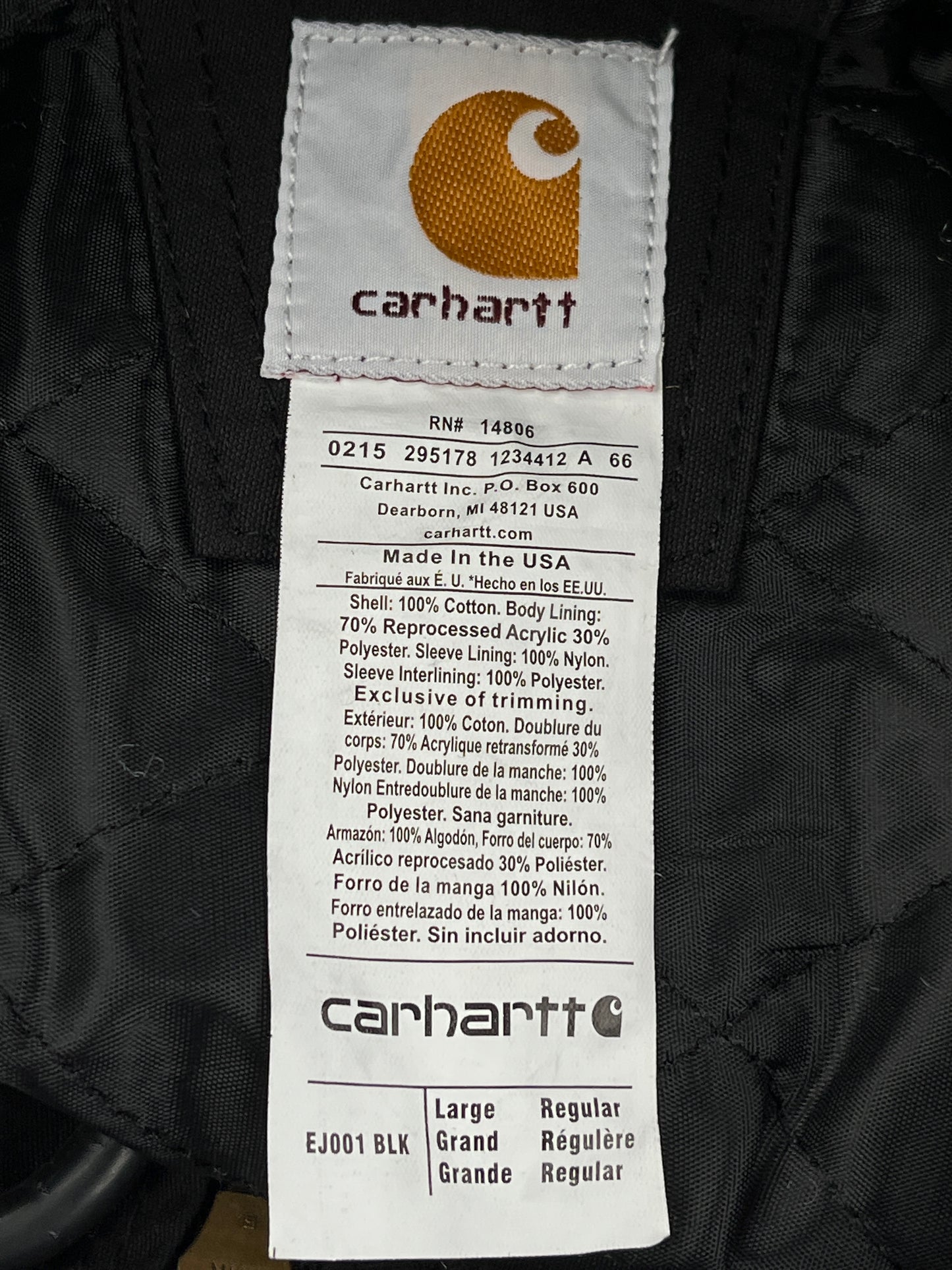 Black Carhartt WIP Detroit Jacket Black Carhartt WIP Detroit Jacket