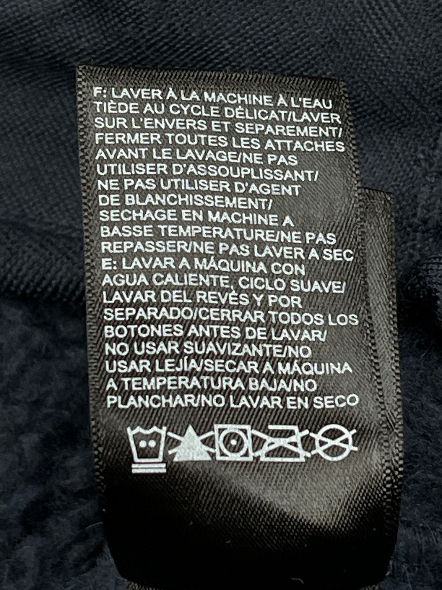 The North Face Navy Fleece Jacket The North Face Navy Fleece Jacket