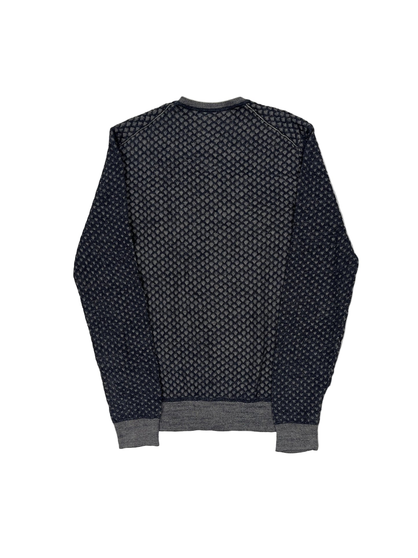 Black patterned shirt on a white mannequin with a white background Black patterned shirt on a white mannequin with a white background