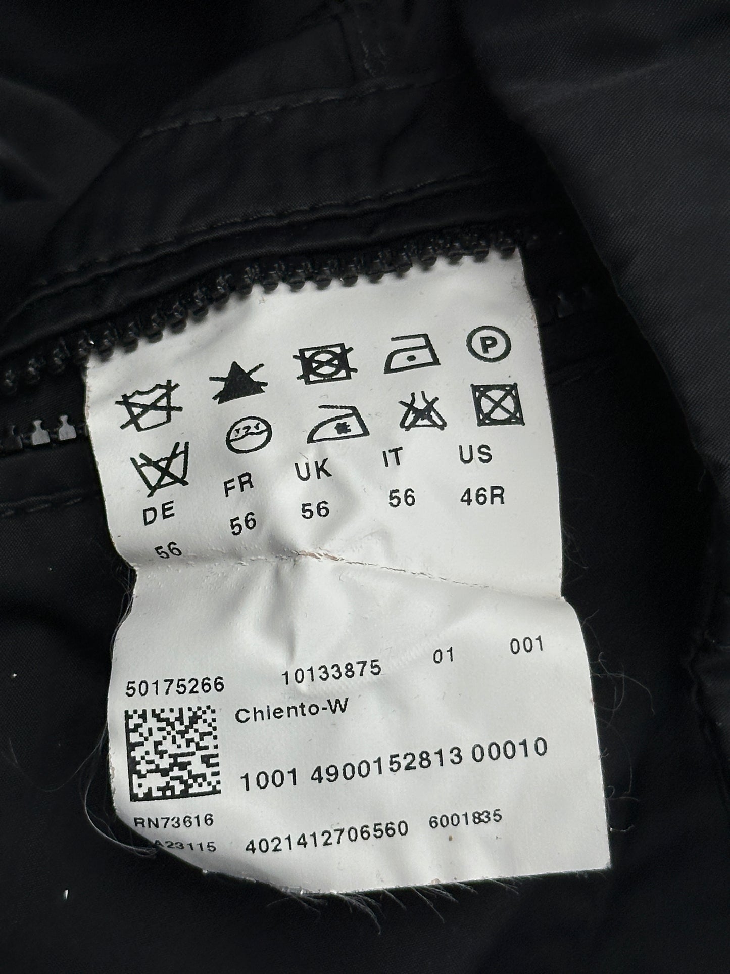 Black Hugo Boss Military-Style Field Jacket Black Hugo Boss Military-Style Field Jacket