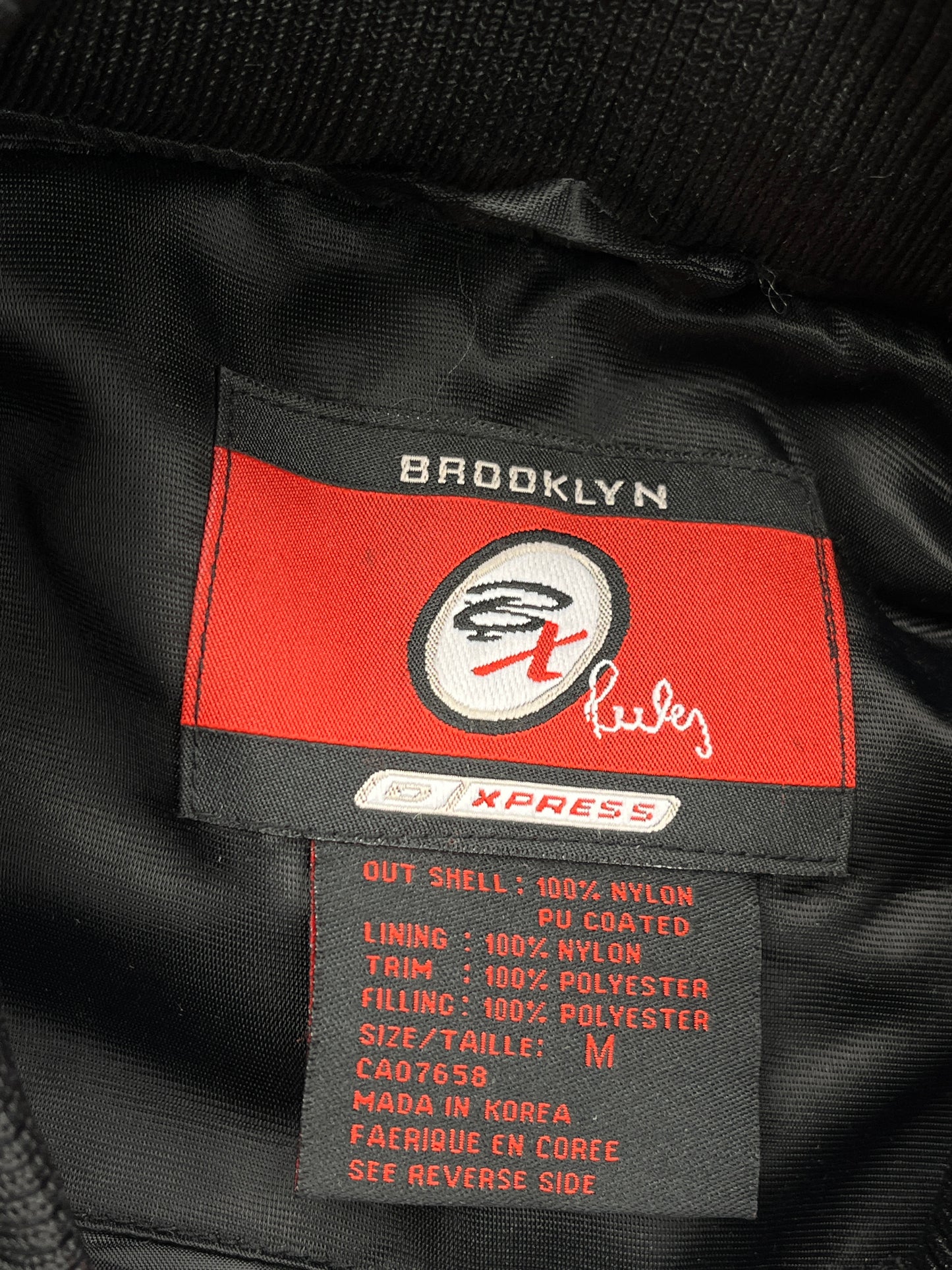 Brooklyn Express Black Bomber Jacket Brooklyn Express Black Bomber Jacket