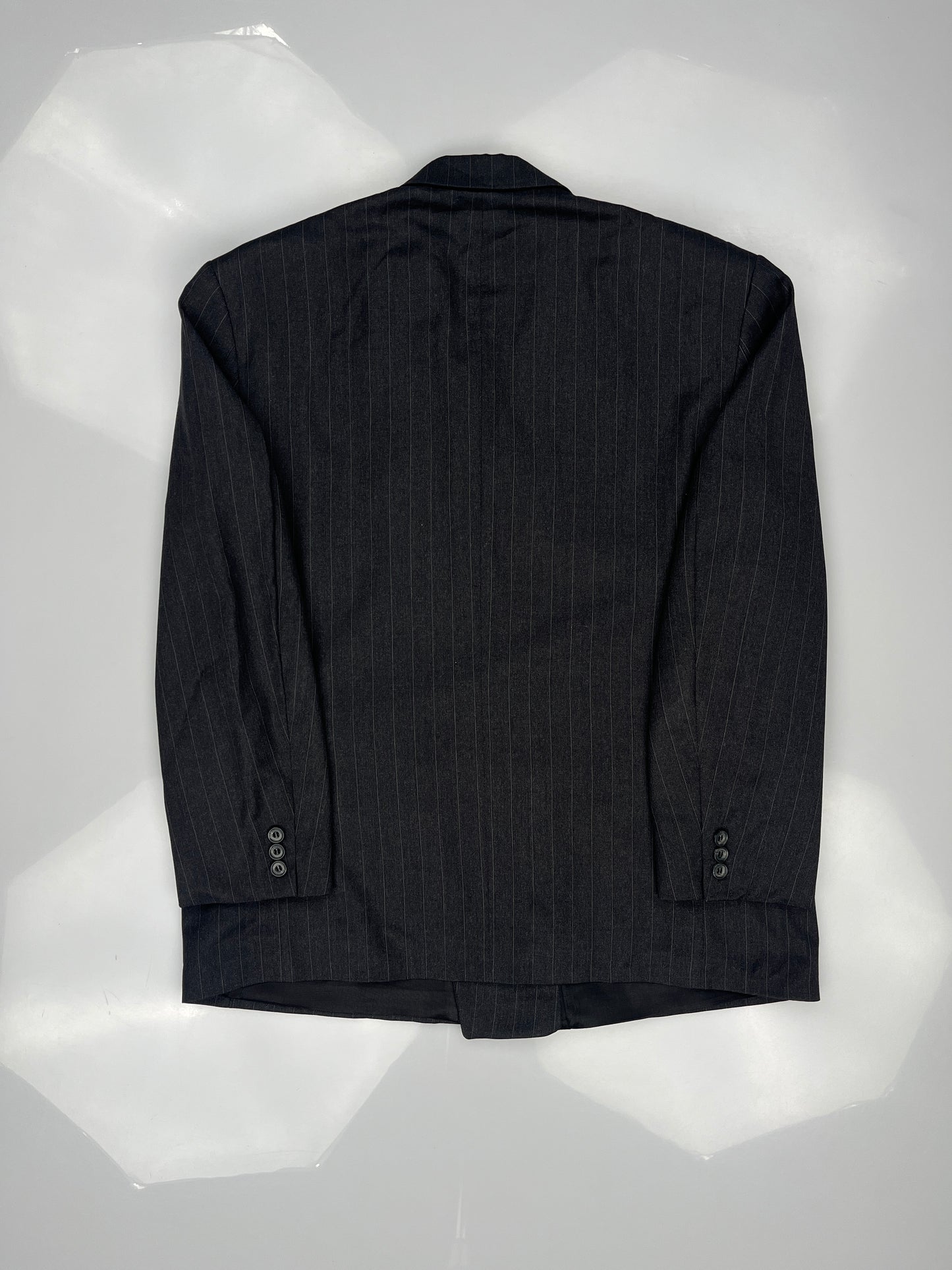 Burberry Striped Wool Double-Breasted Burberry Striped Wool Double-Breasted