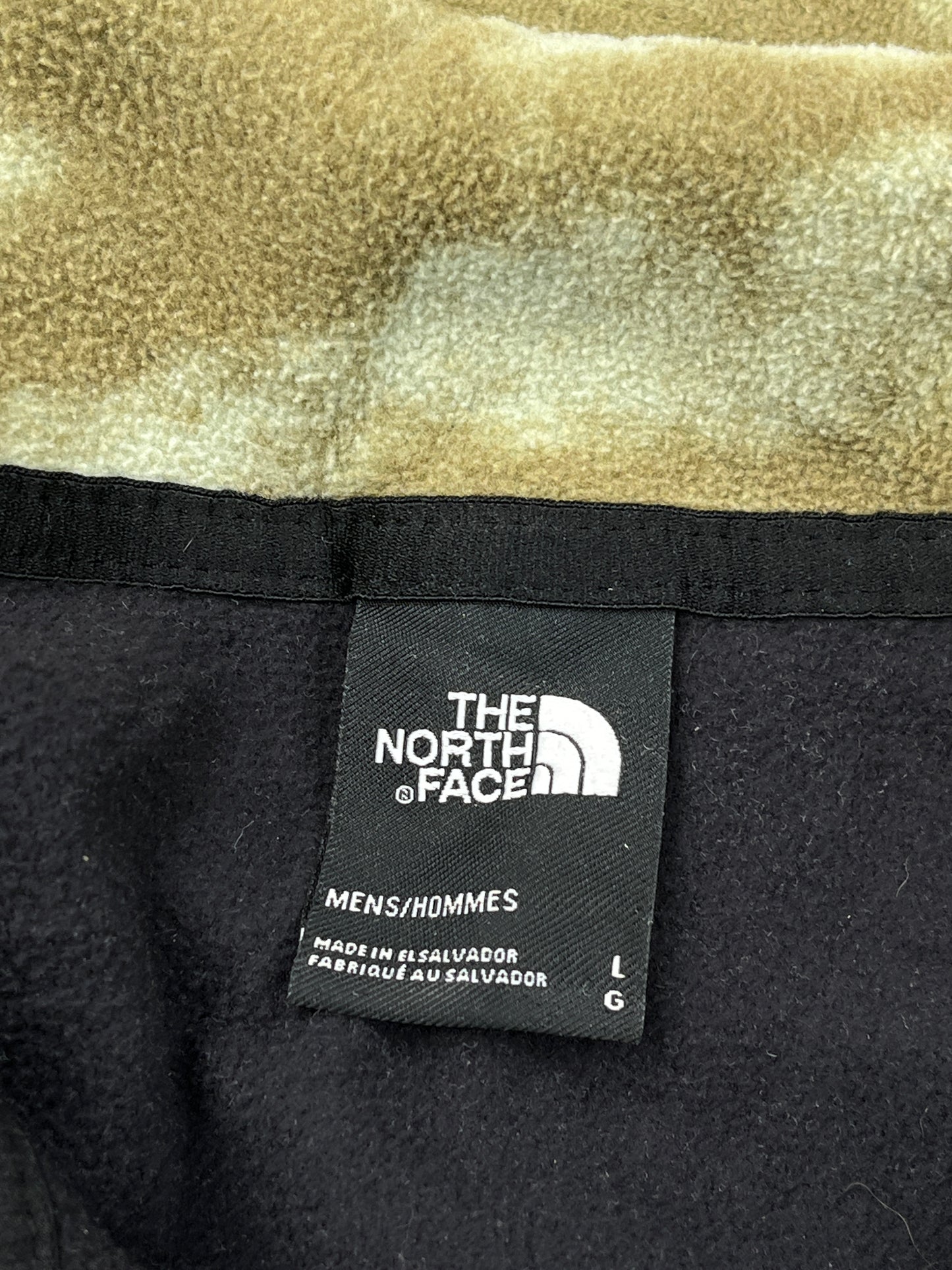 The North Face Men's Printed TKA Glacier Snap-Neck Jacket The North Face Men's Printed TKA Glacier Snap-Neck Jacket