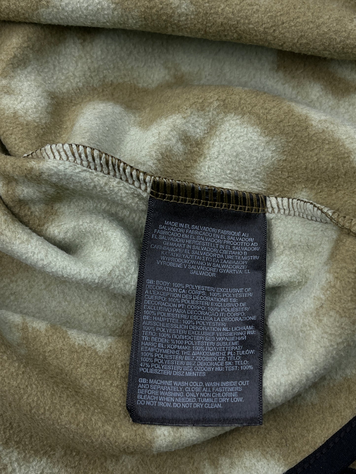 The North Face Men's Printed TKA Glacier Snap-Neck Jacket The North Face Men's Printed TKA Glacier Snap-Neck Jacket