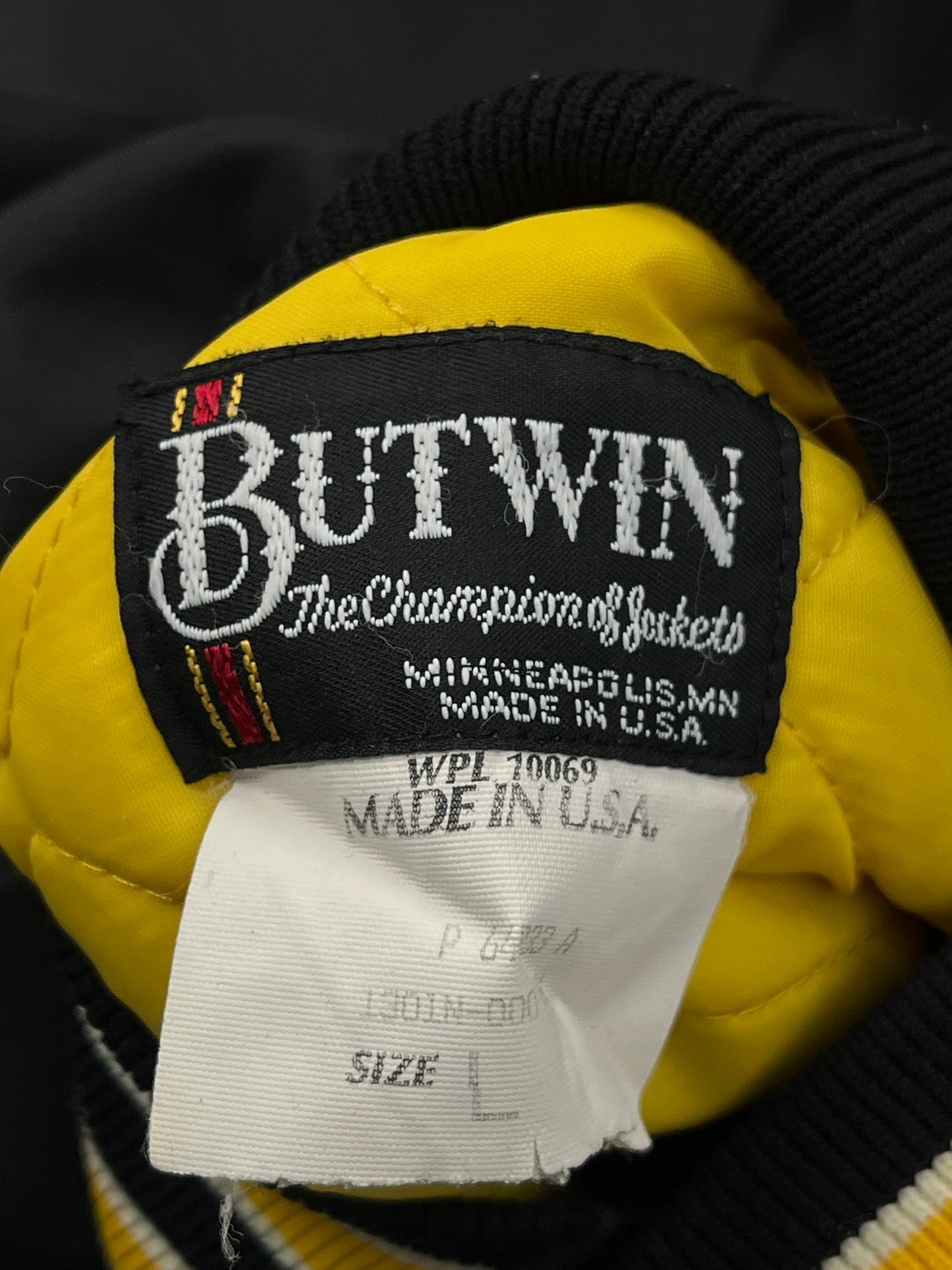 Butwin Embroidered Varsity Jacket Butwin Embroidered Varsity Jacket