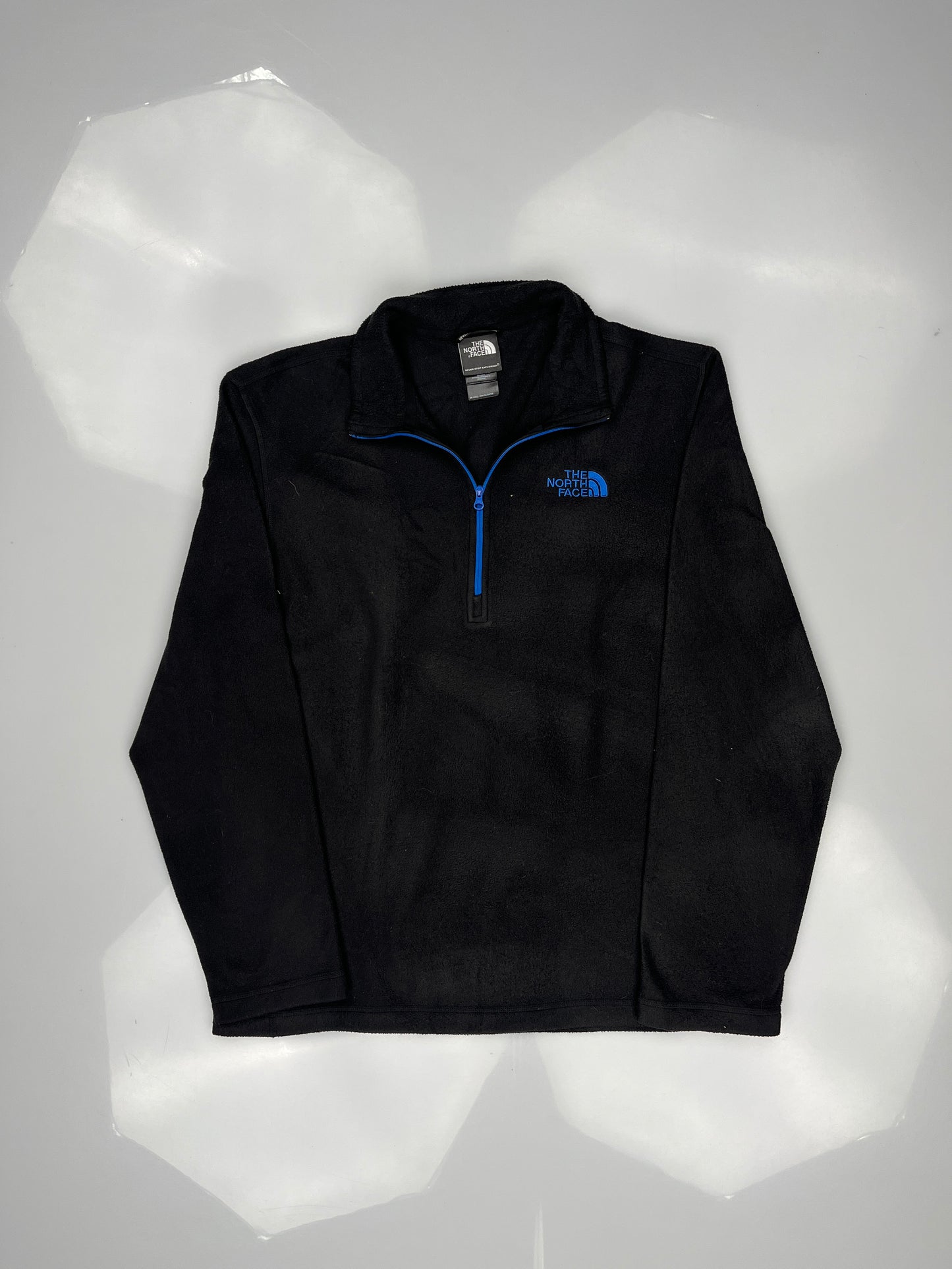 Black The North Face TKA 100 Glacier 1/4-Zip Fleece Black The North Face TKA 100 Glacier 1/4-Zip Fleece