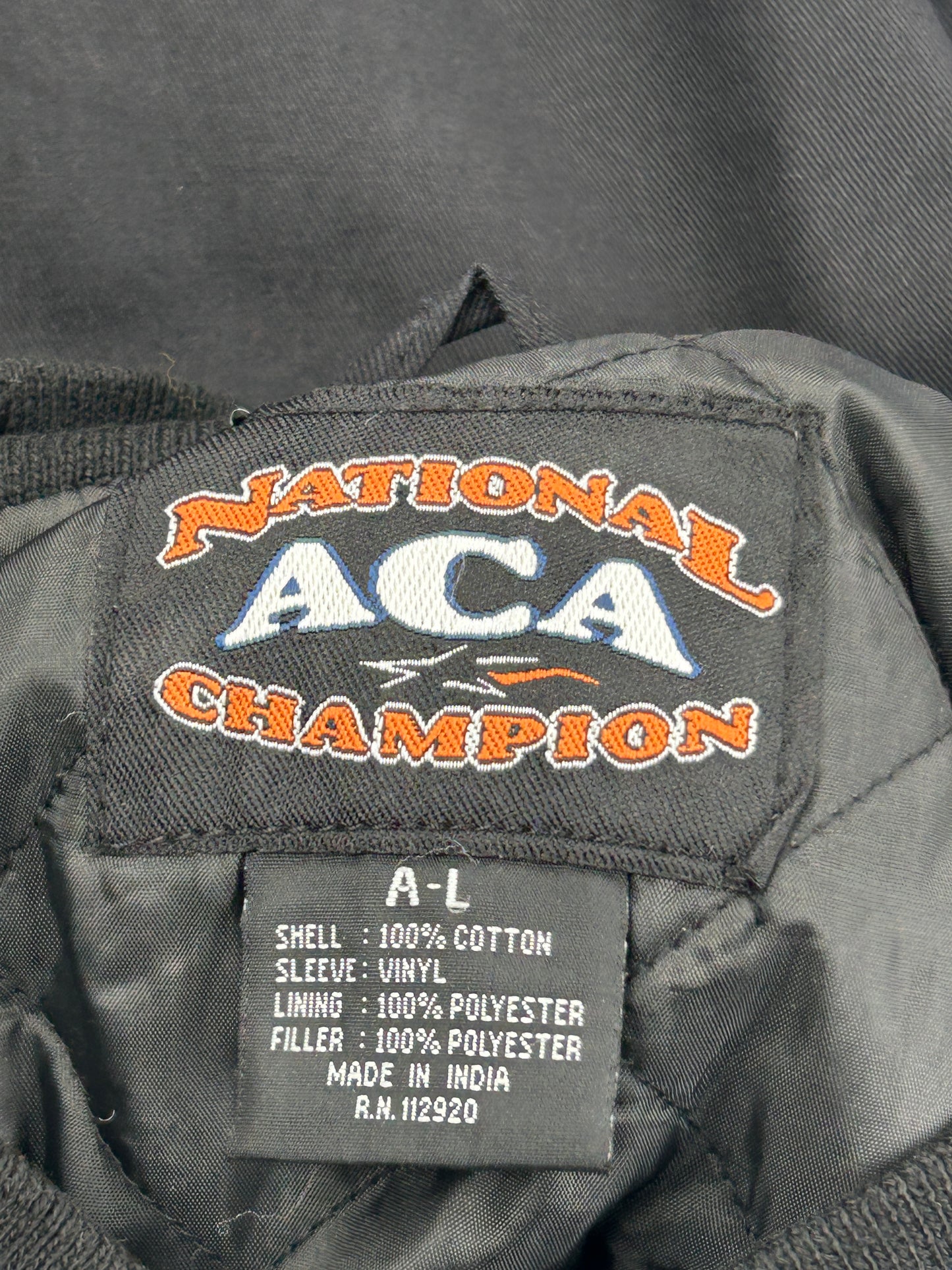 ACA Champion Black & Blue Varsity Jacket ACA Champion Black & Blue Varsity Jacket