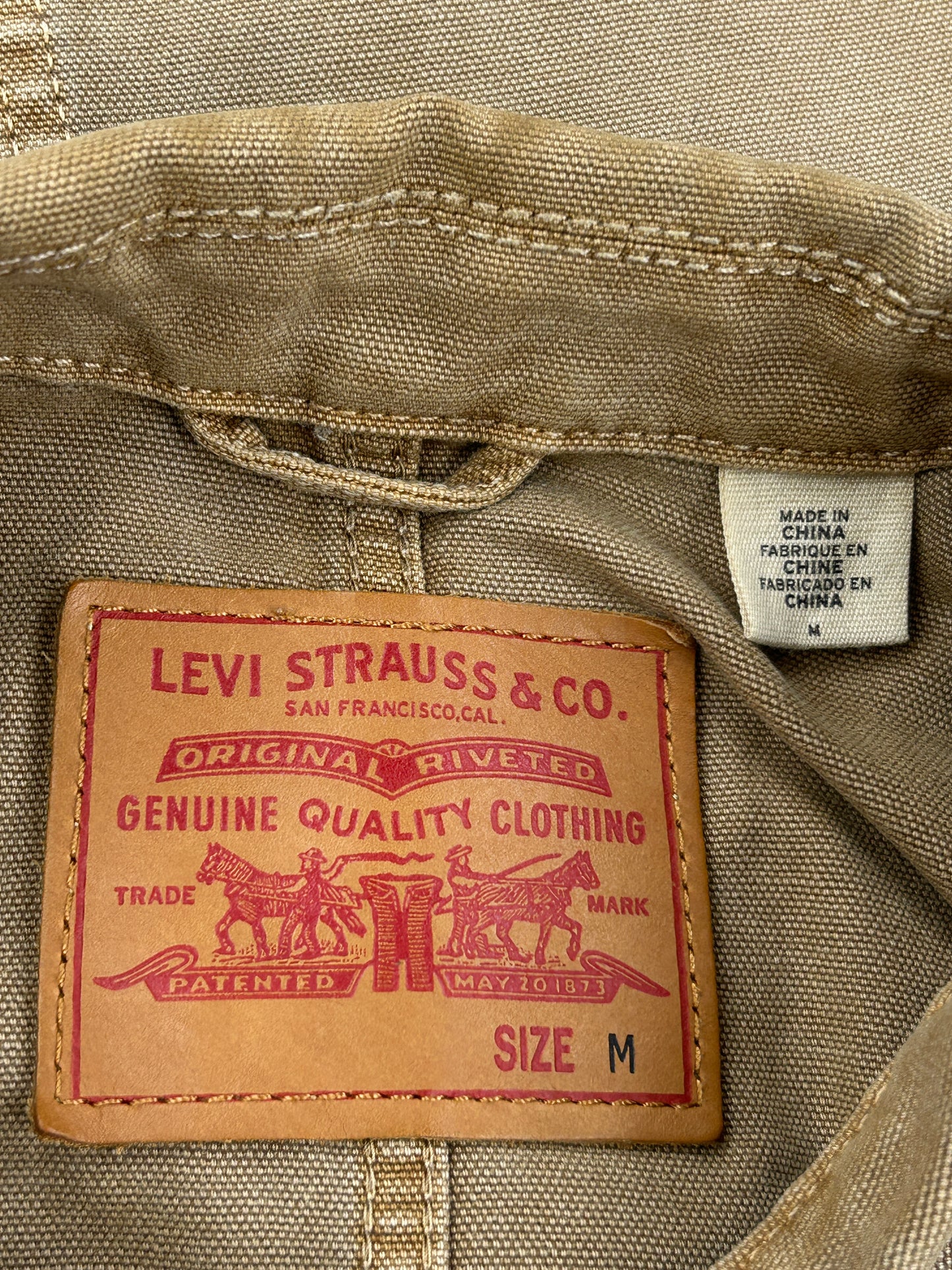 Brown Levi's Denim Jacket Brown Levi's Denim Jacket