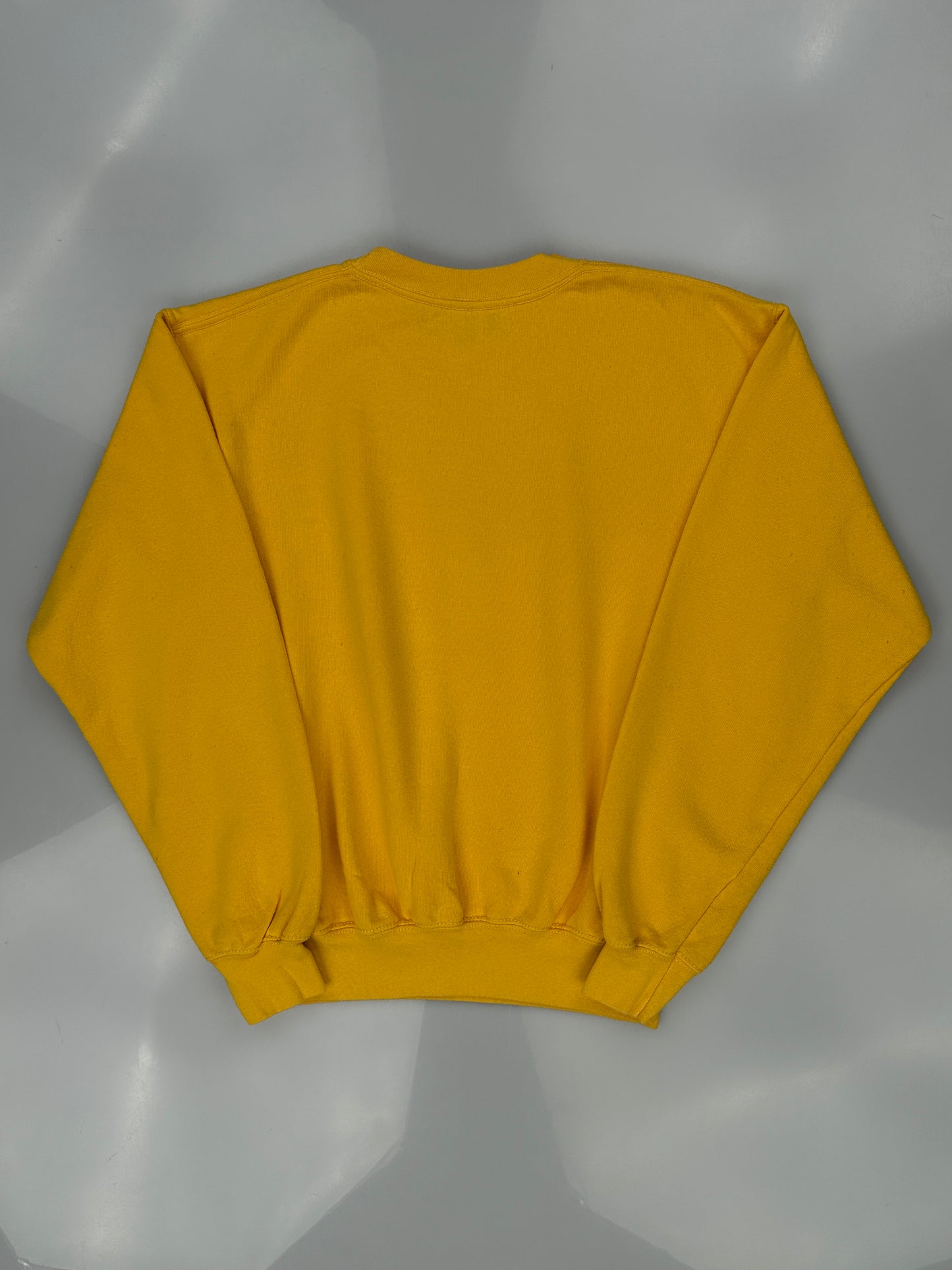 90s Fruit Of The Loom Plain Yellow Sweatshirt 90s Fruit Of The Loom Plain Yellow Sweatshirt