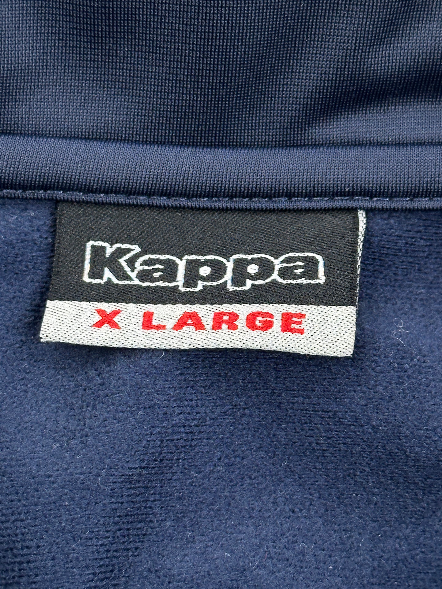 Kappa Navy Full-Zip Track Jacket Kappa Navy Full-Zip Track Jacket