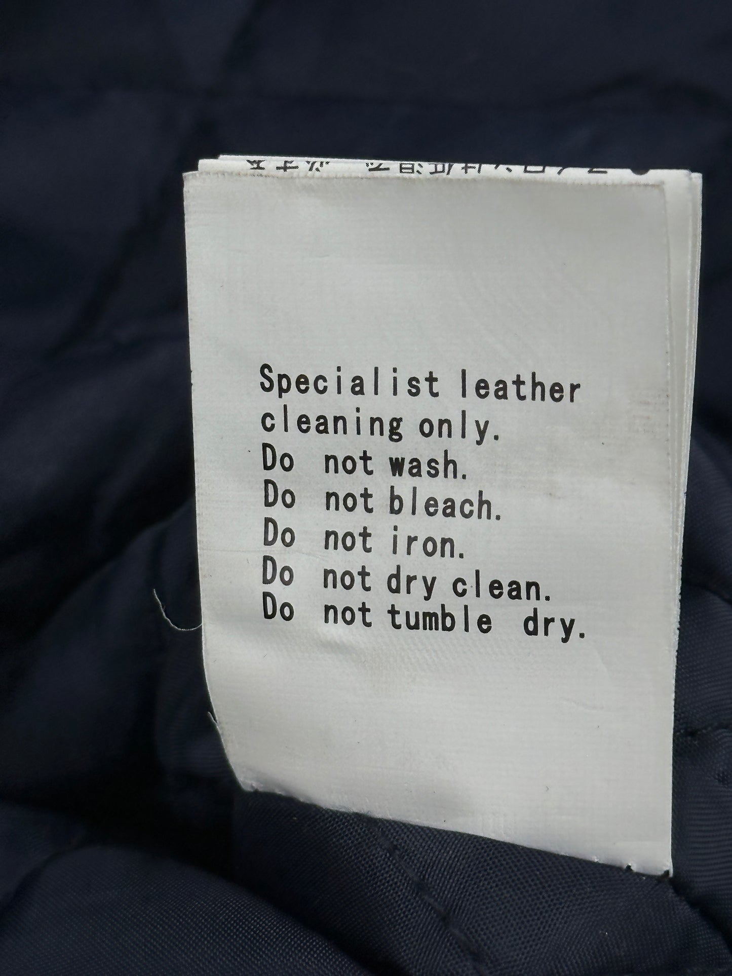 Human Made Navy Blue Varsity Jacket Human Made Navy Blue Varsity Jacket