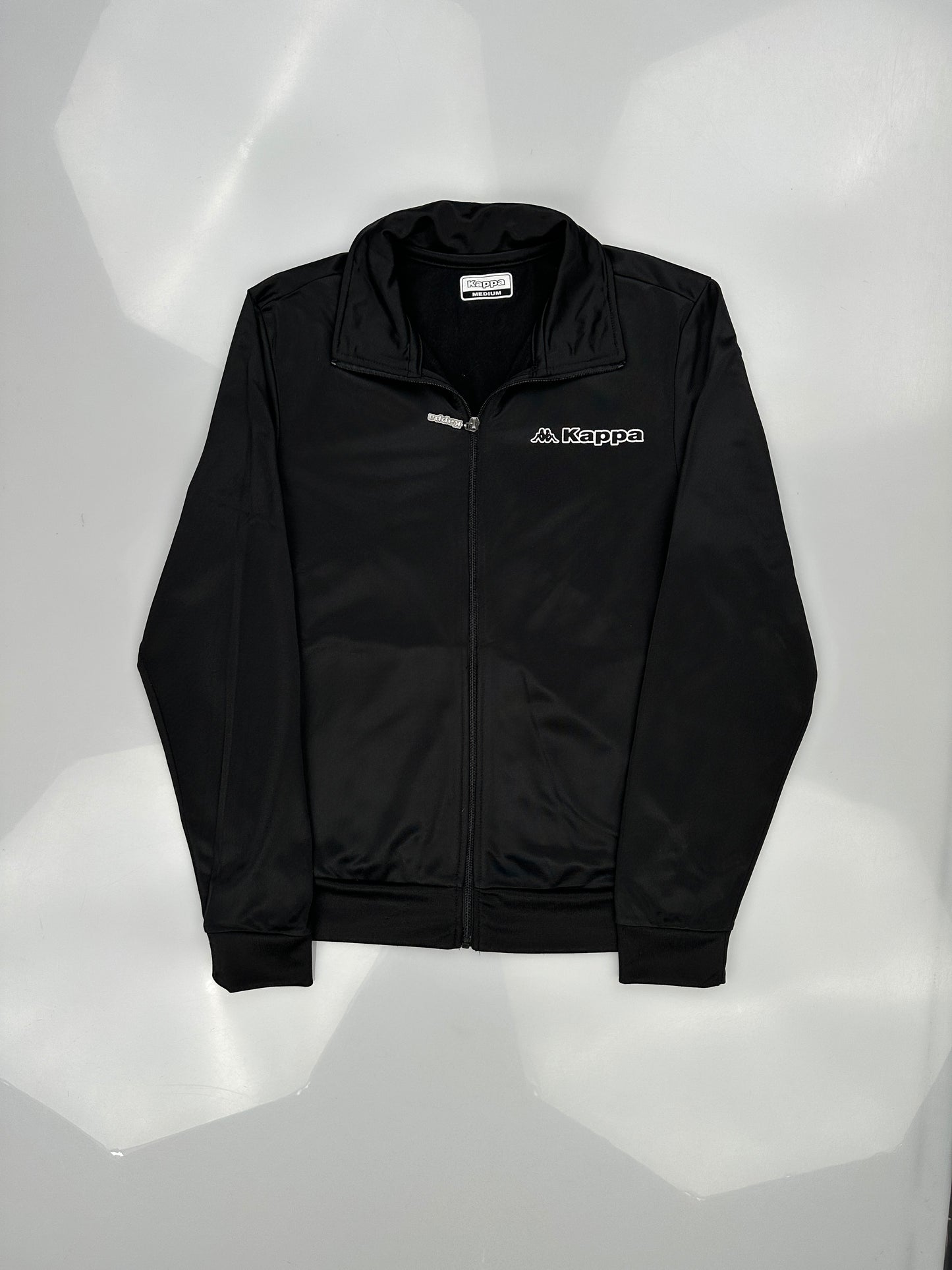 Kappa Zip-Through Black Track Jacket Kappa Zip-Through Black Track Jacket