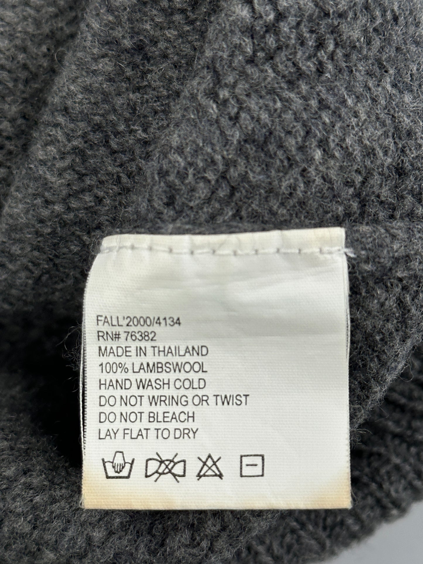 Timberland Lambswool Grey Jumper Timberland Lambswool Grey Jumper