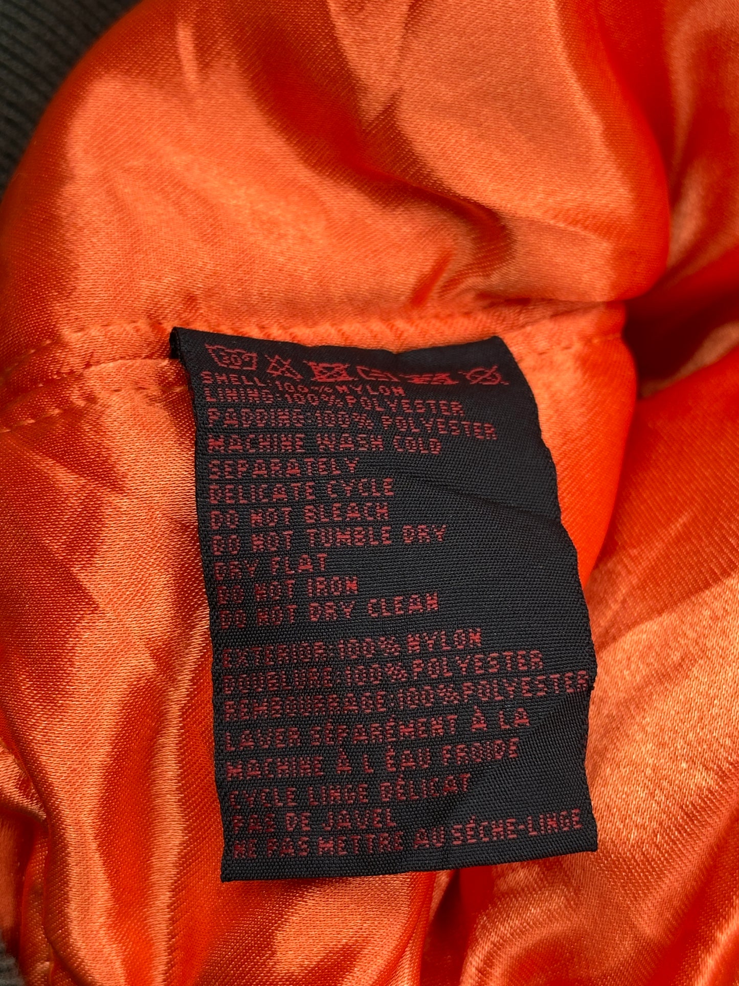 Schott NYC Water Resistant MA-1 Flight Jacket Schott NYC Water Resistant MA-1 Flight Jacket