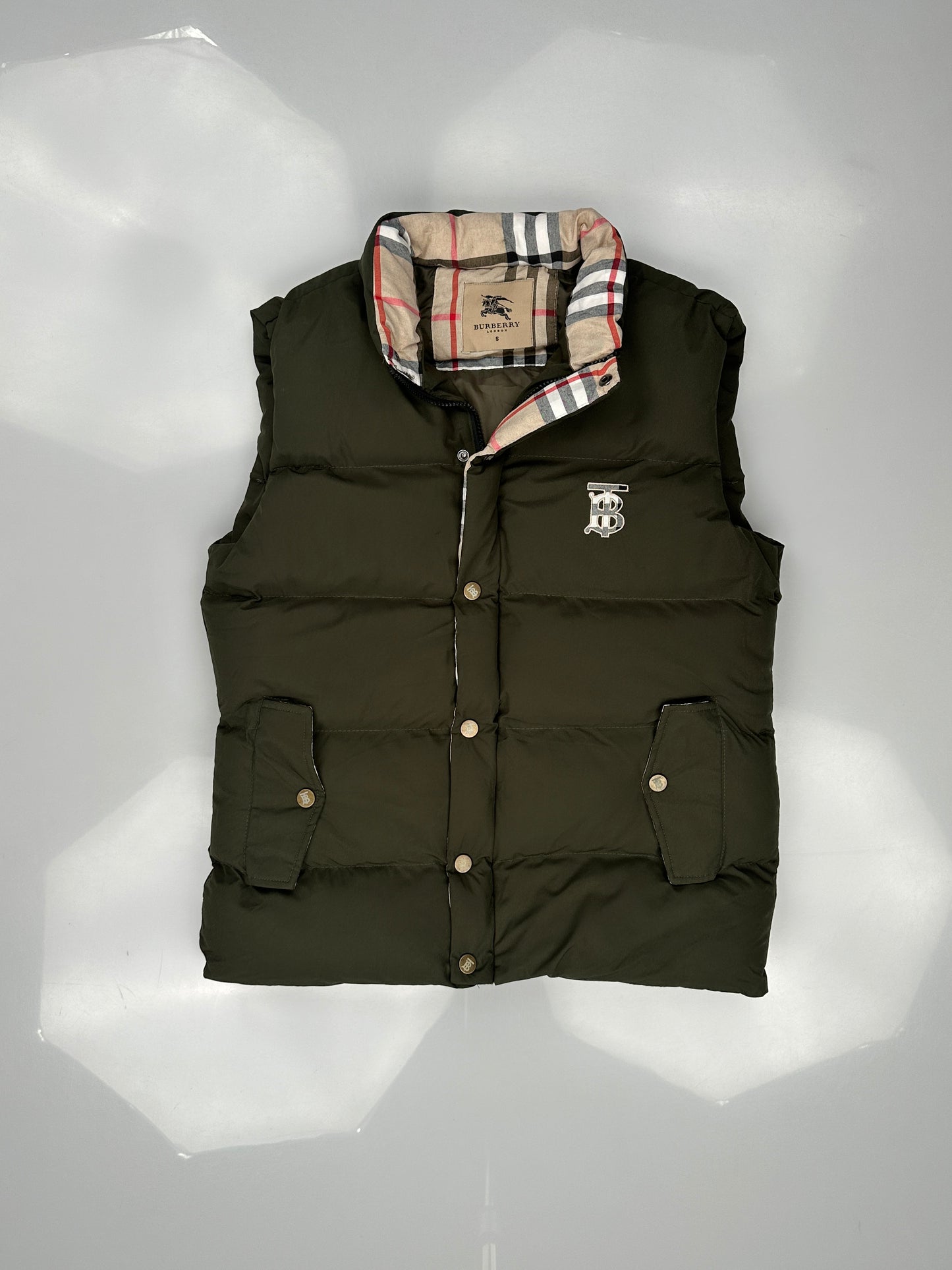 Burberry Harter or Kenwick Check Down Puffer Vest Burberry Harter or Kenwick Check Down Puffer Vest
