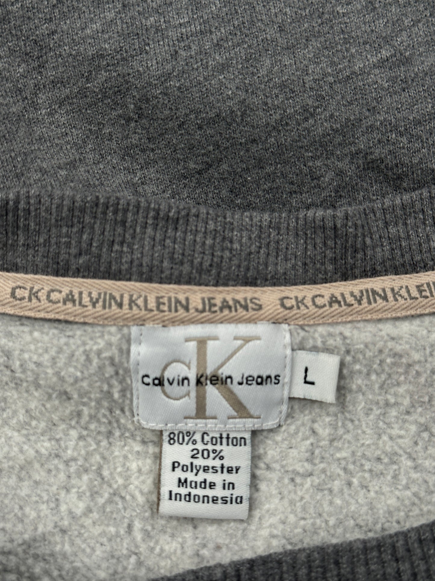 Calvin Klein Jeans Grey Sweatshirt Calvin Klein Jeans Grey Sweatshirt
