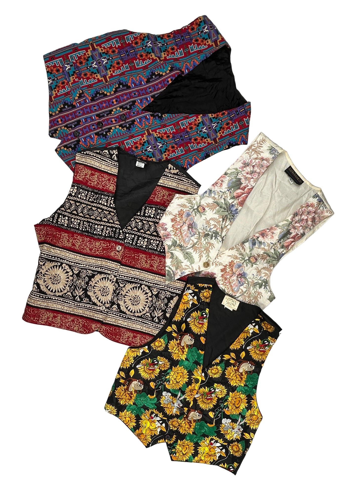 pair of stylish printed gilet pair of stylish printed gilet