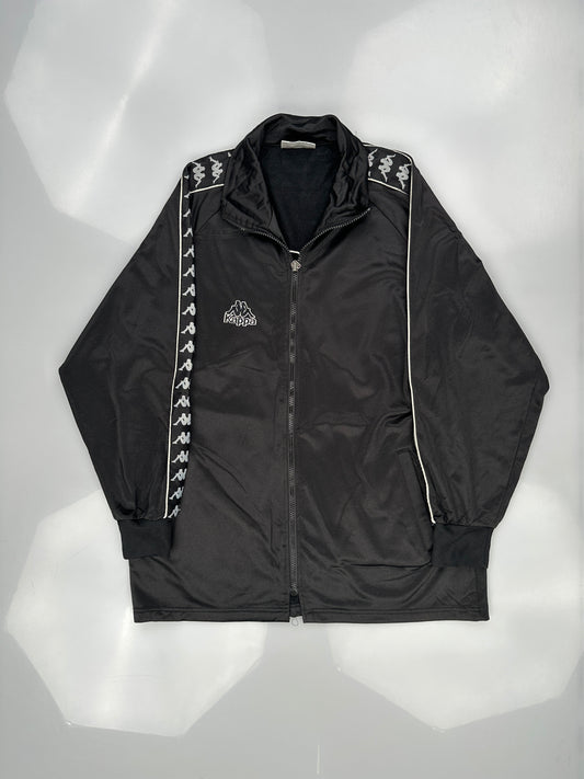 Kappa Black Windbreaker Jacket