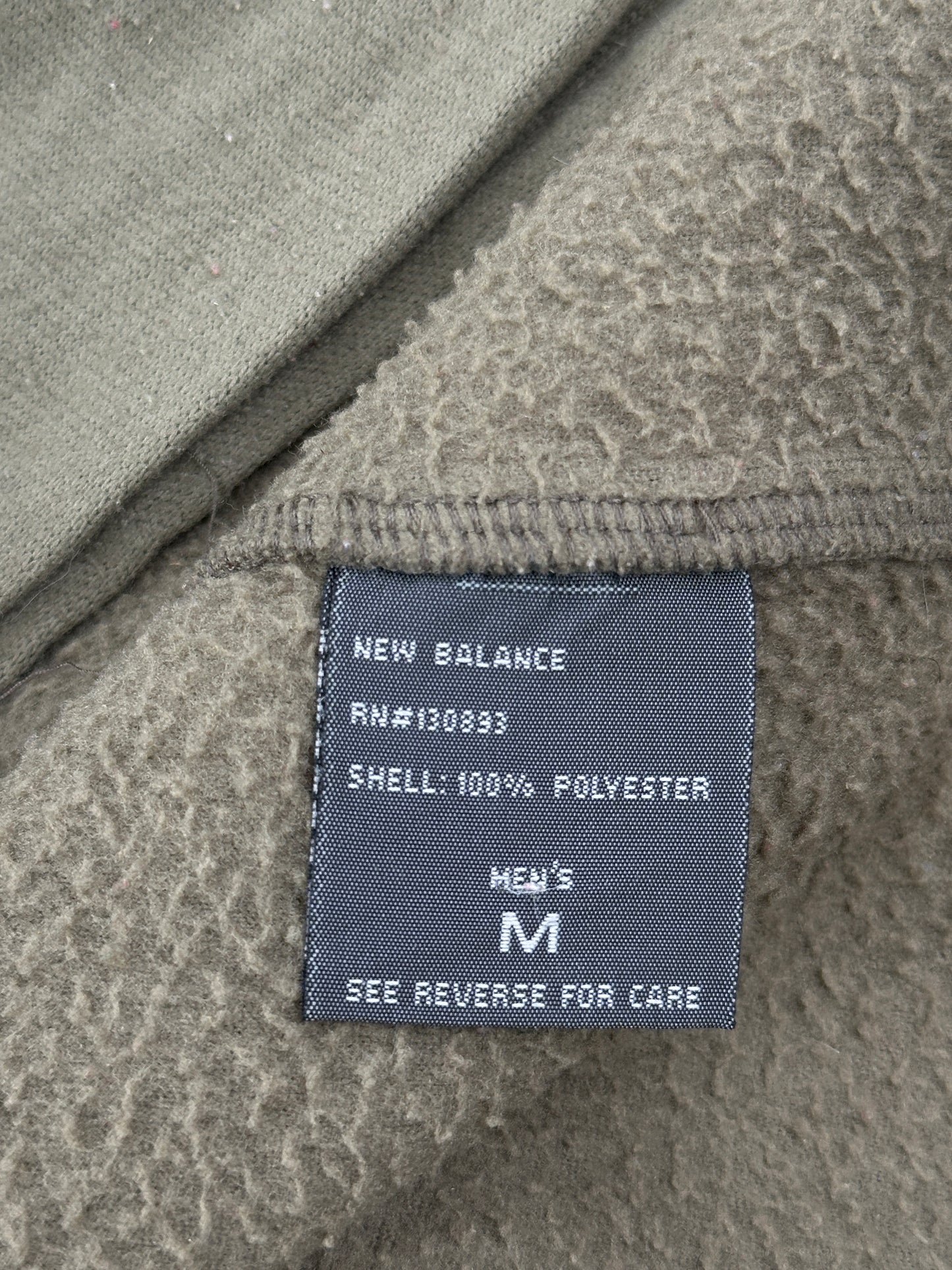 New Balance Men's Sport Polar Fleece Half Zip Jacket