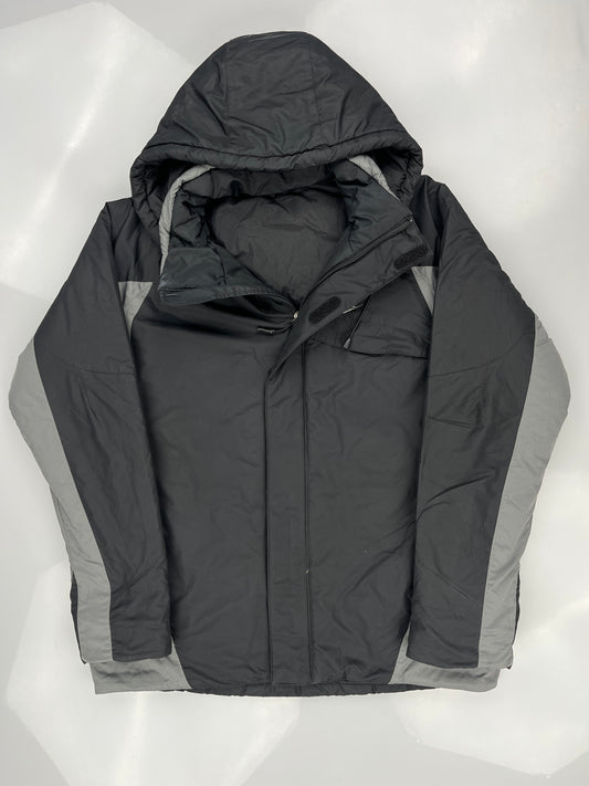 Black & Grey Hooded WInter Jacket