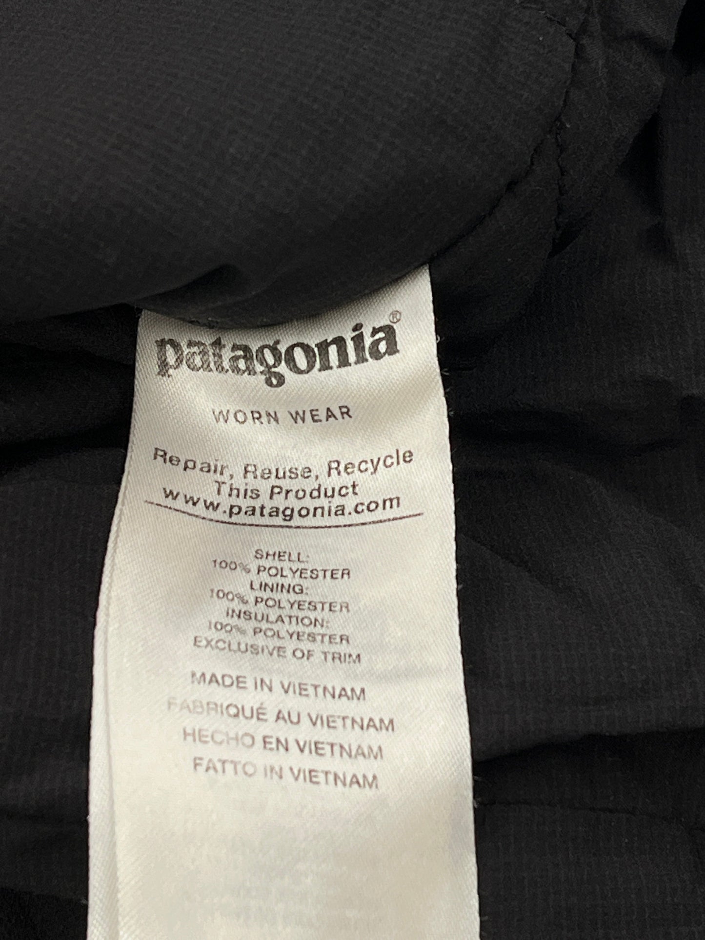 Black Patagonia Hooded Jacket