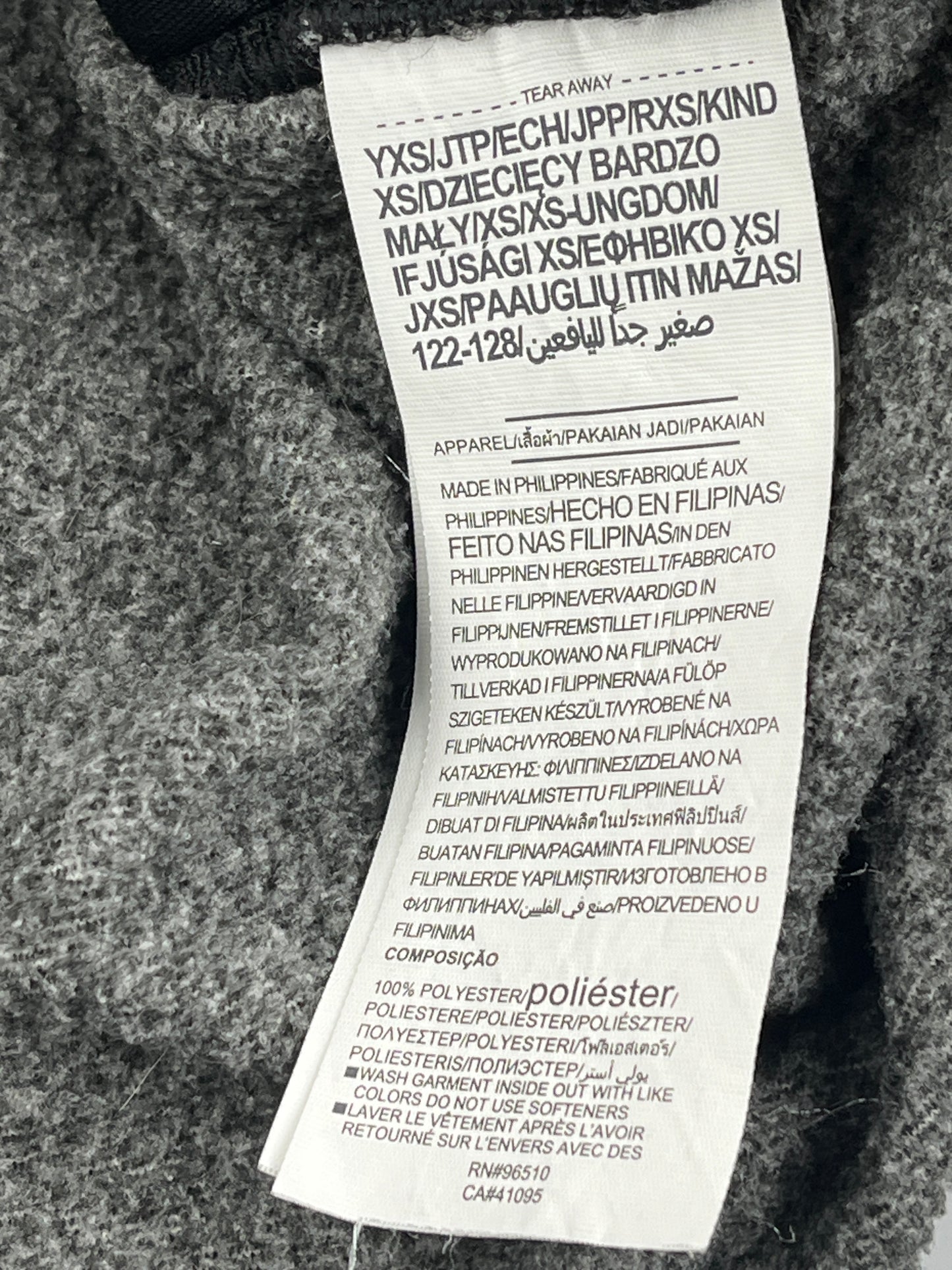 Under Armour Youth Size Medium Fleece 1/4 Zip Button Jacket