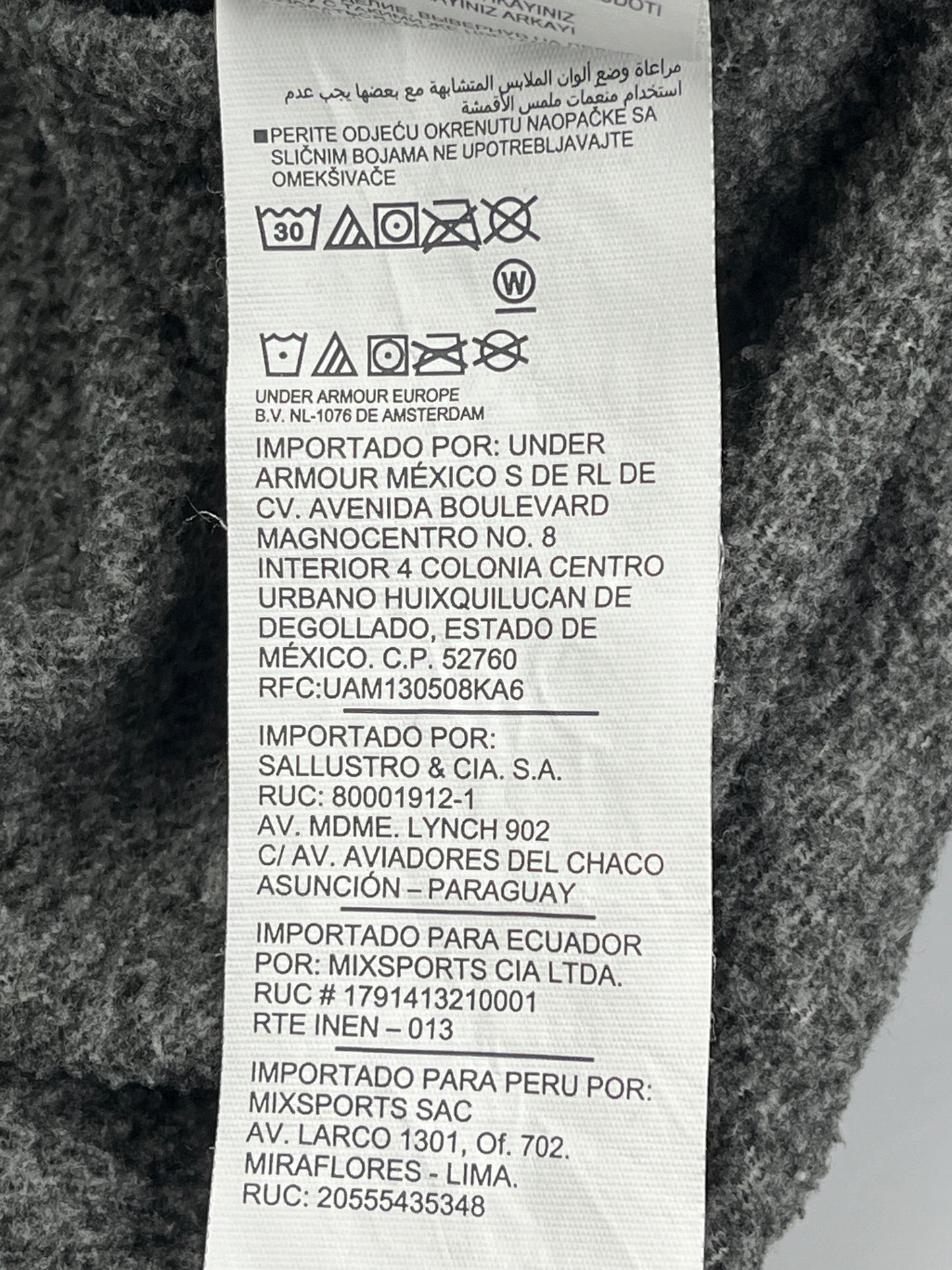 Under Armour Youth Size Medium Fleece 1/4 Zip Button Jacket