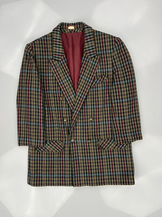 Tweed Double-Breasted Blazer