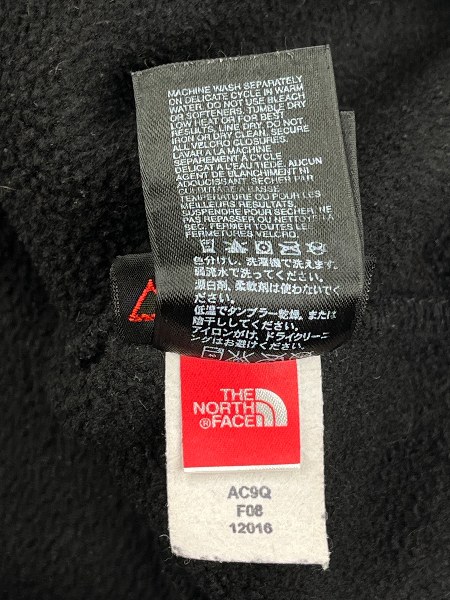 Black The North Face Denali Fleece Jacket