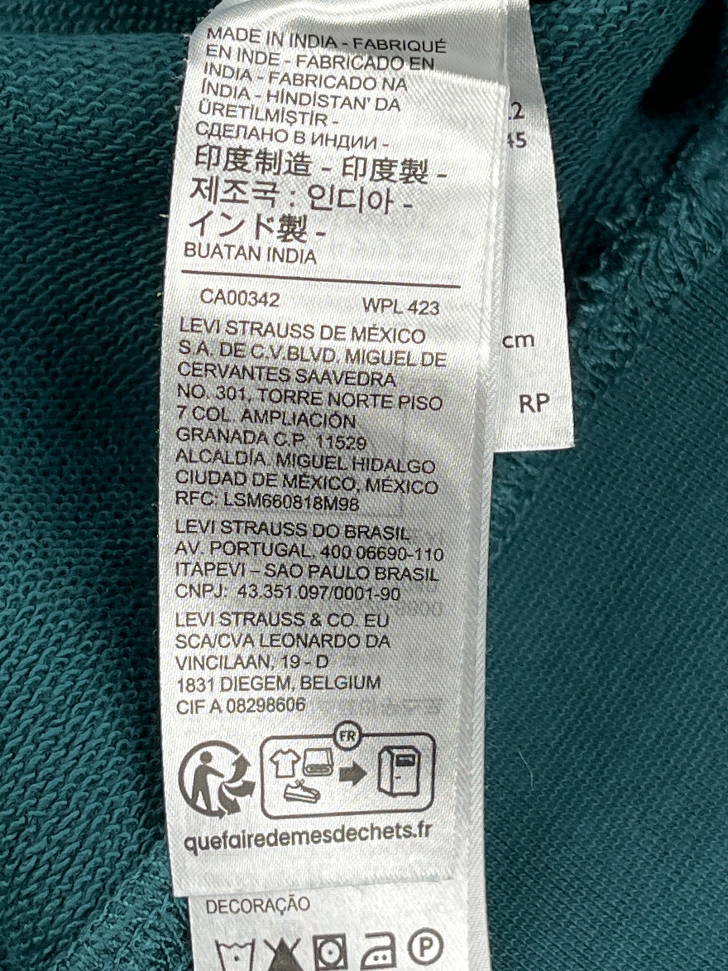 Levi's Green Sweatshirt