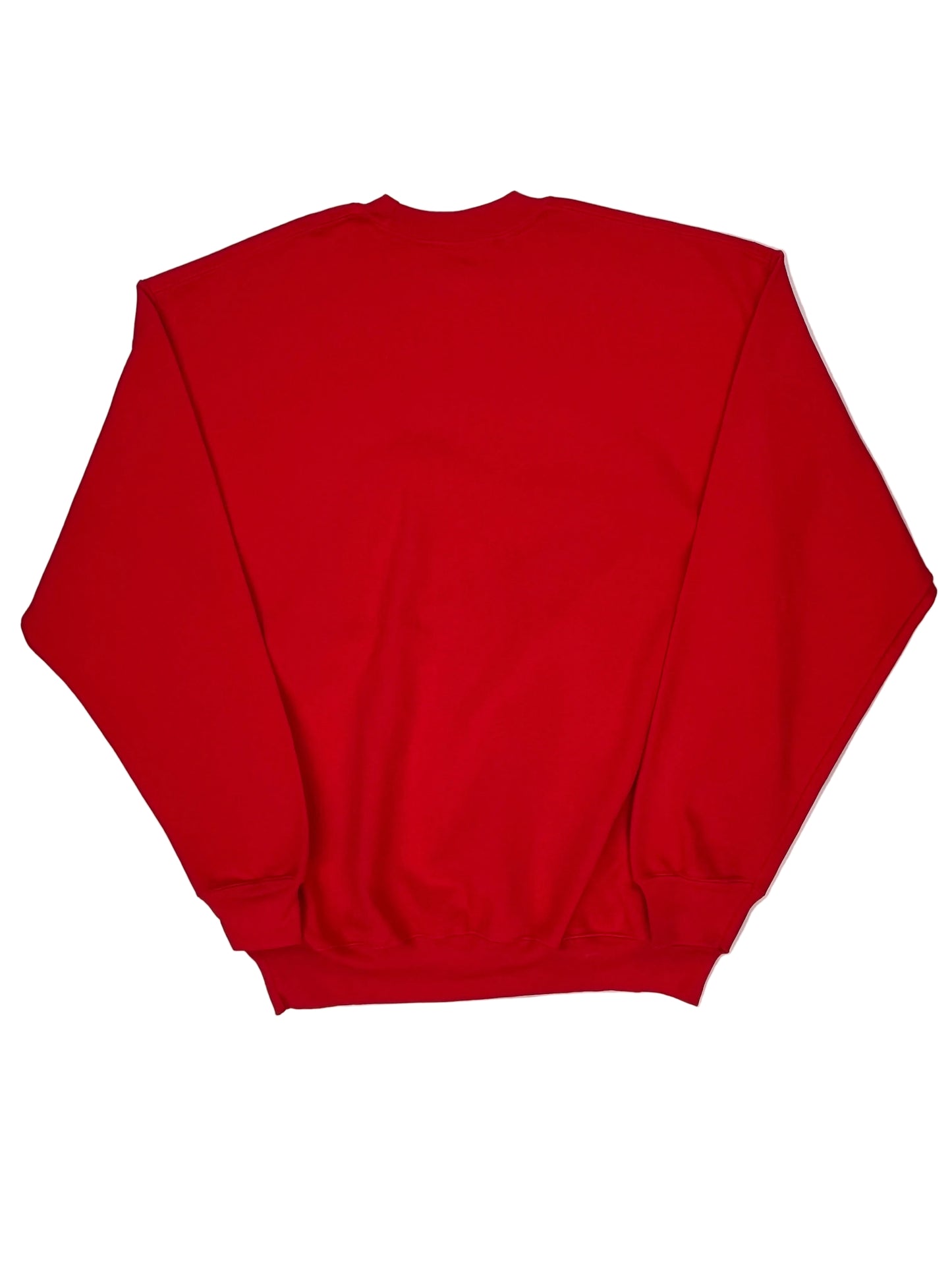 Red fabric on a white background