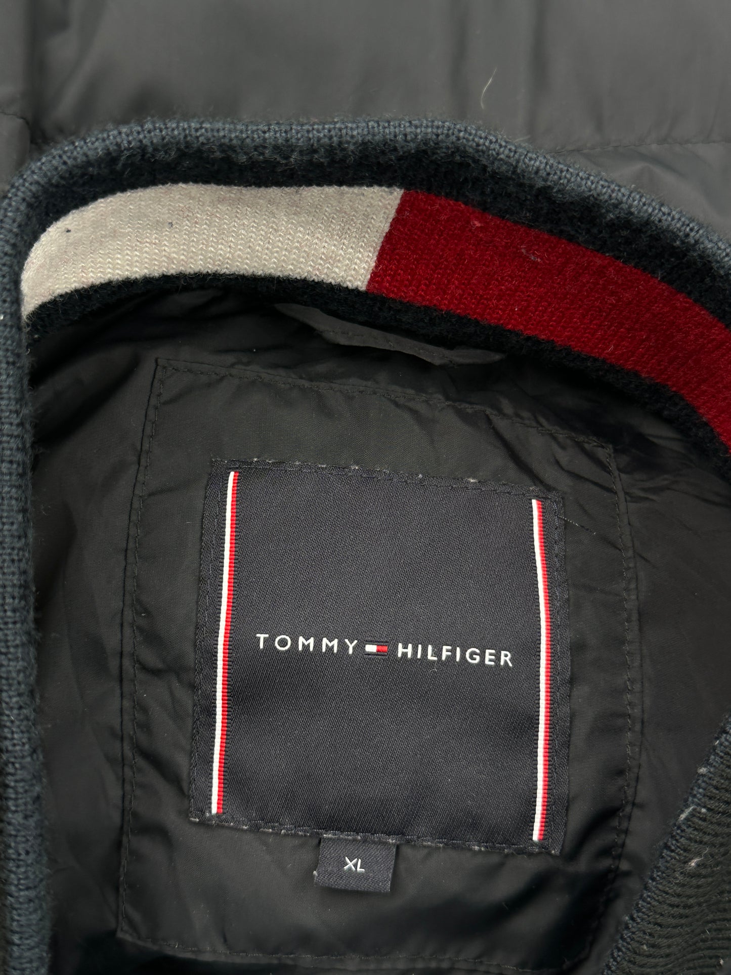 Tommy Hilfiger Inside Stripe Rib Quilted Bomber Jacket