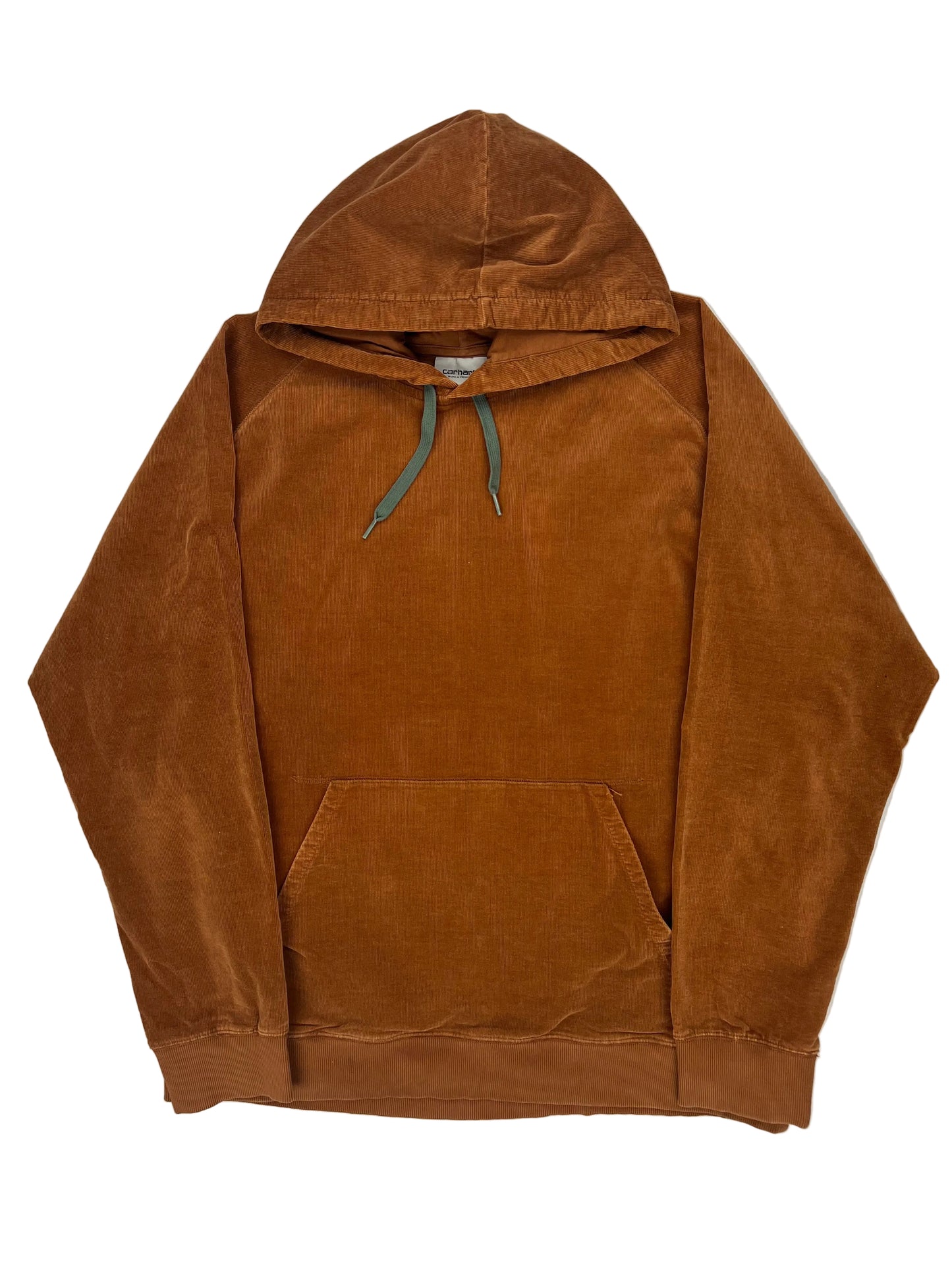 Brown jacket with a hood on a white background