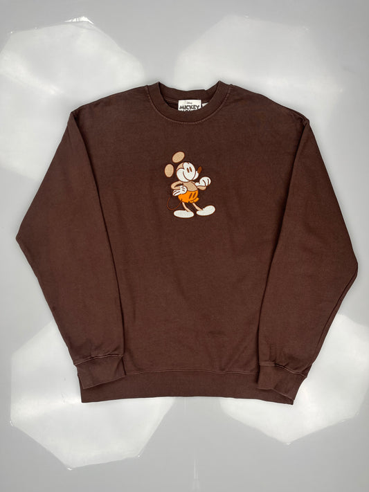Brown Disney Mickey Mouse Sweatshirt