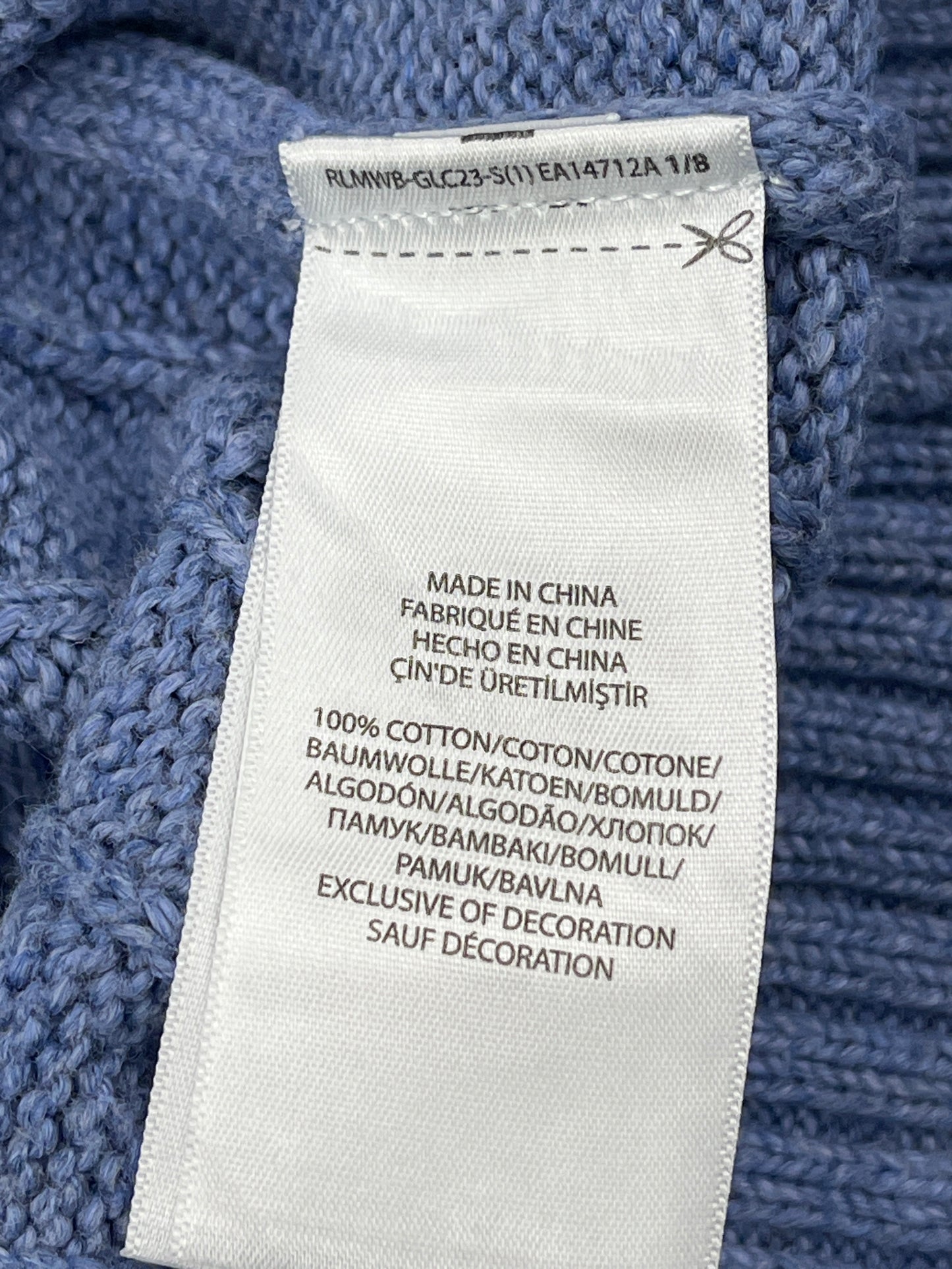 Blue Polo Ralph Lauren Cable-Knit j Jumper