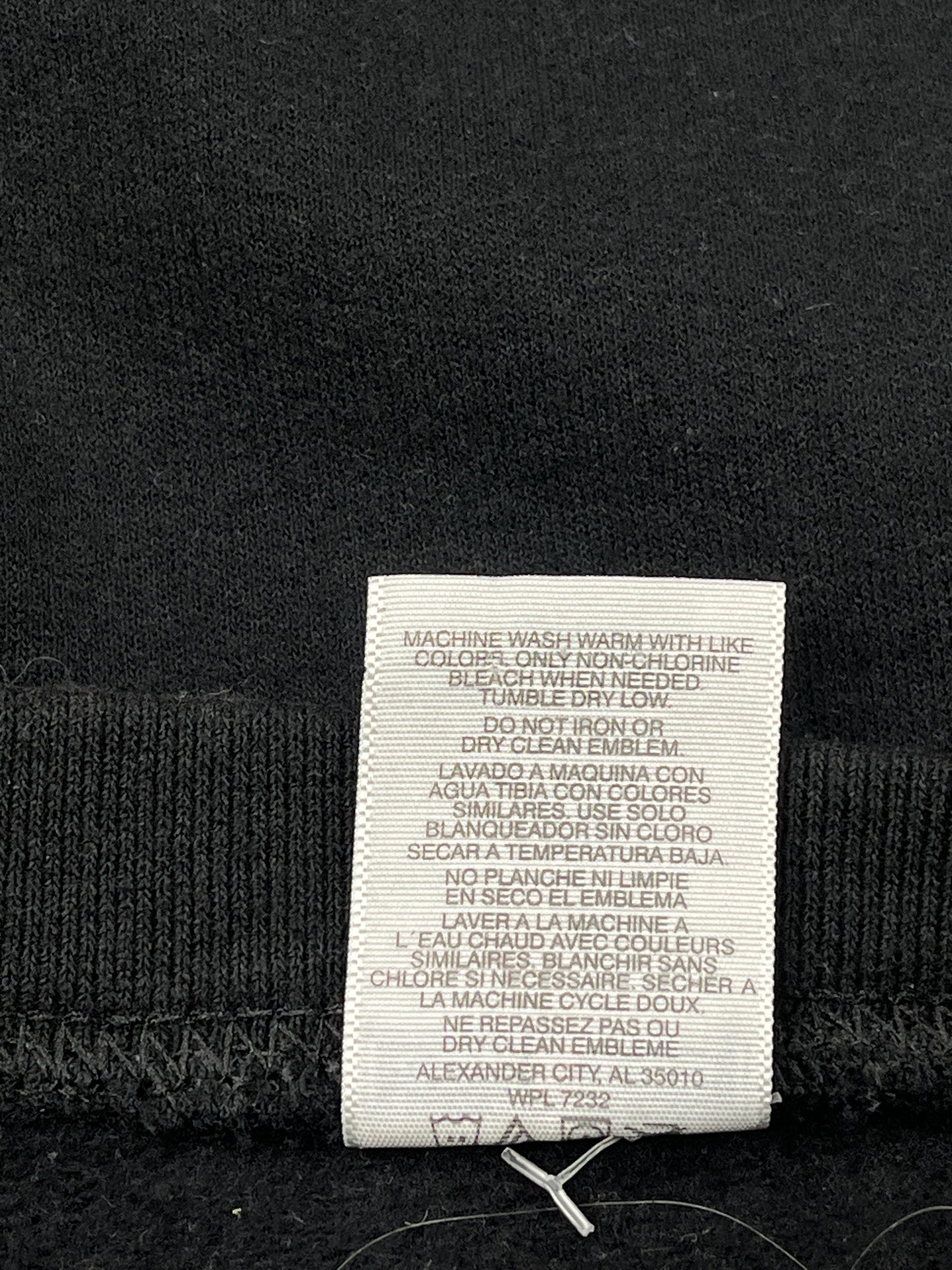 Black Wolf Print Animal Sweatshirt