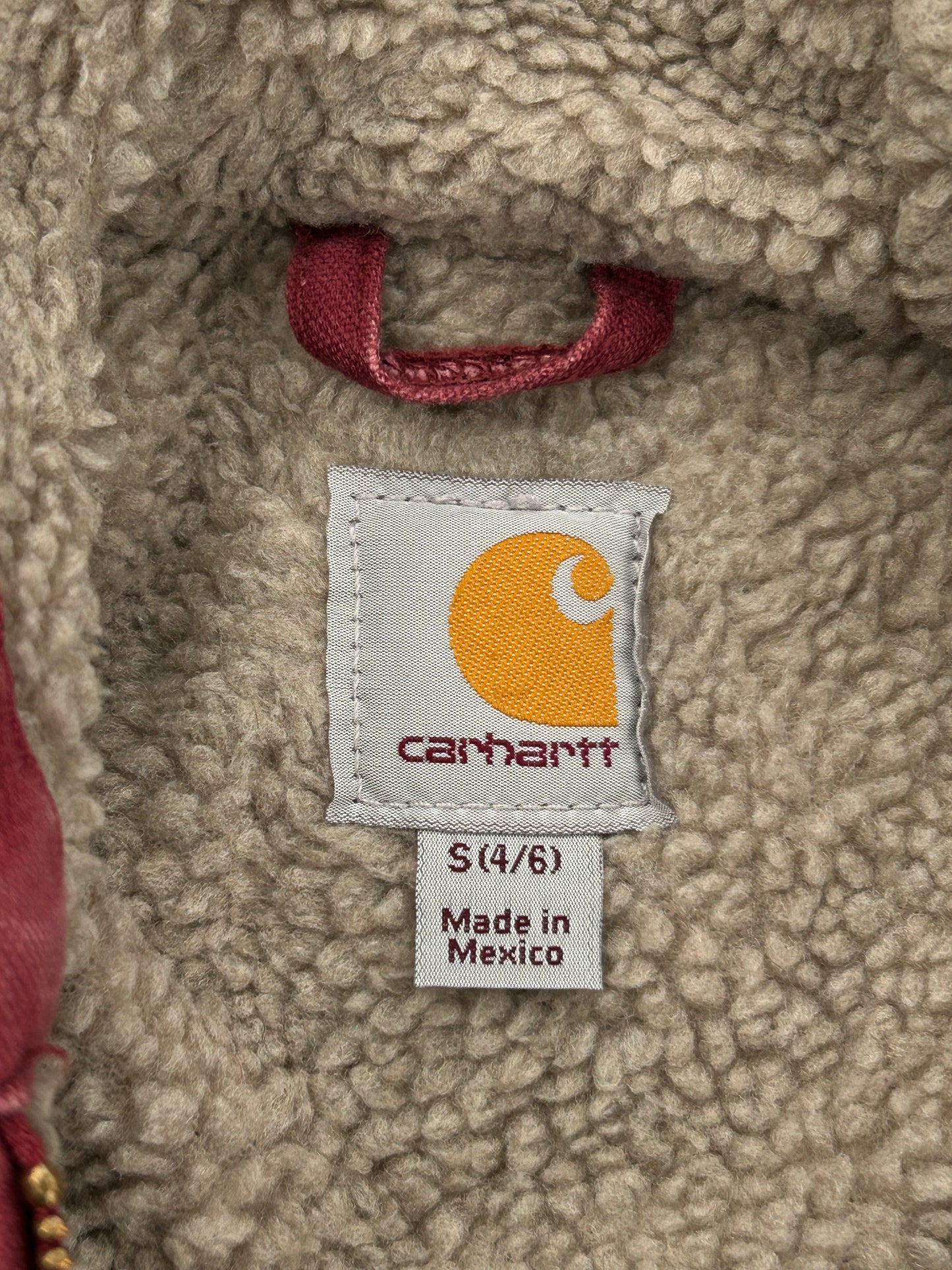 Carhartt  Sherpa-lined  Red Jacket