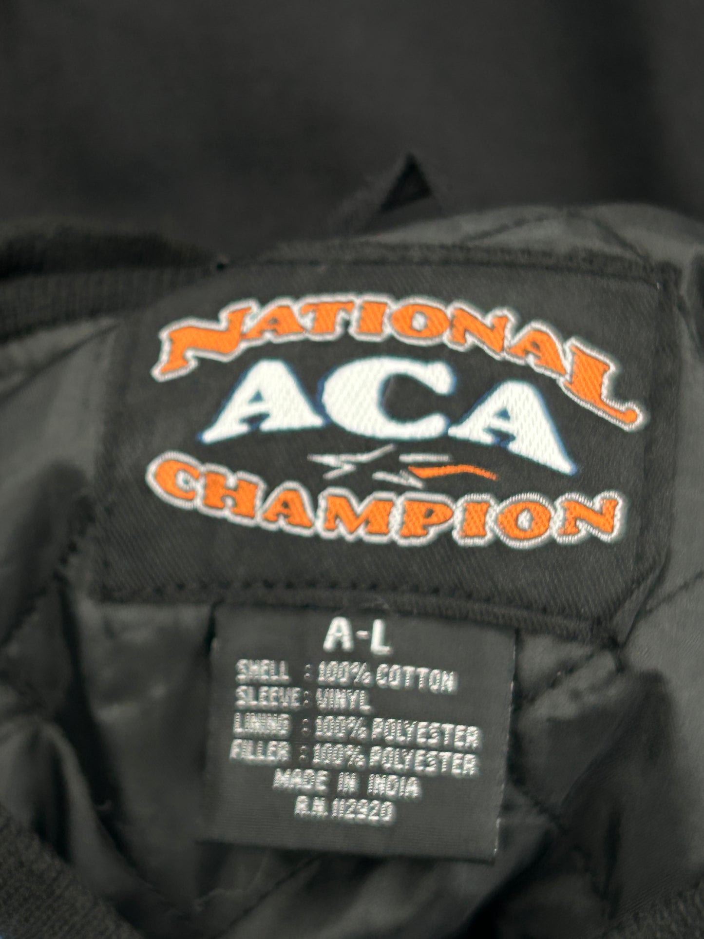 ACA Champion Black & Blue Varsity Jacket