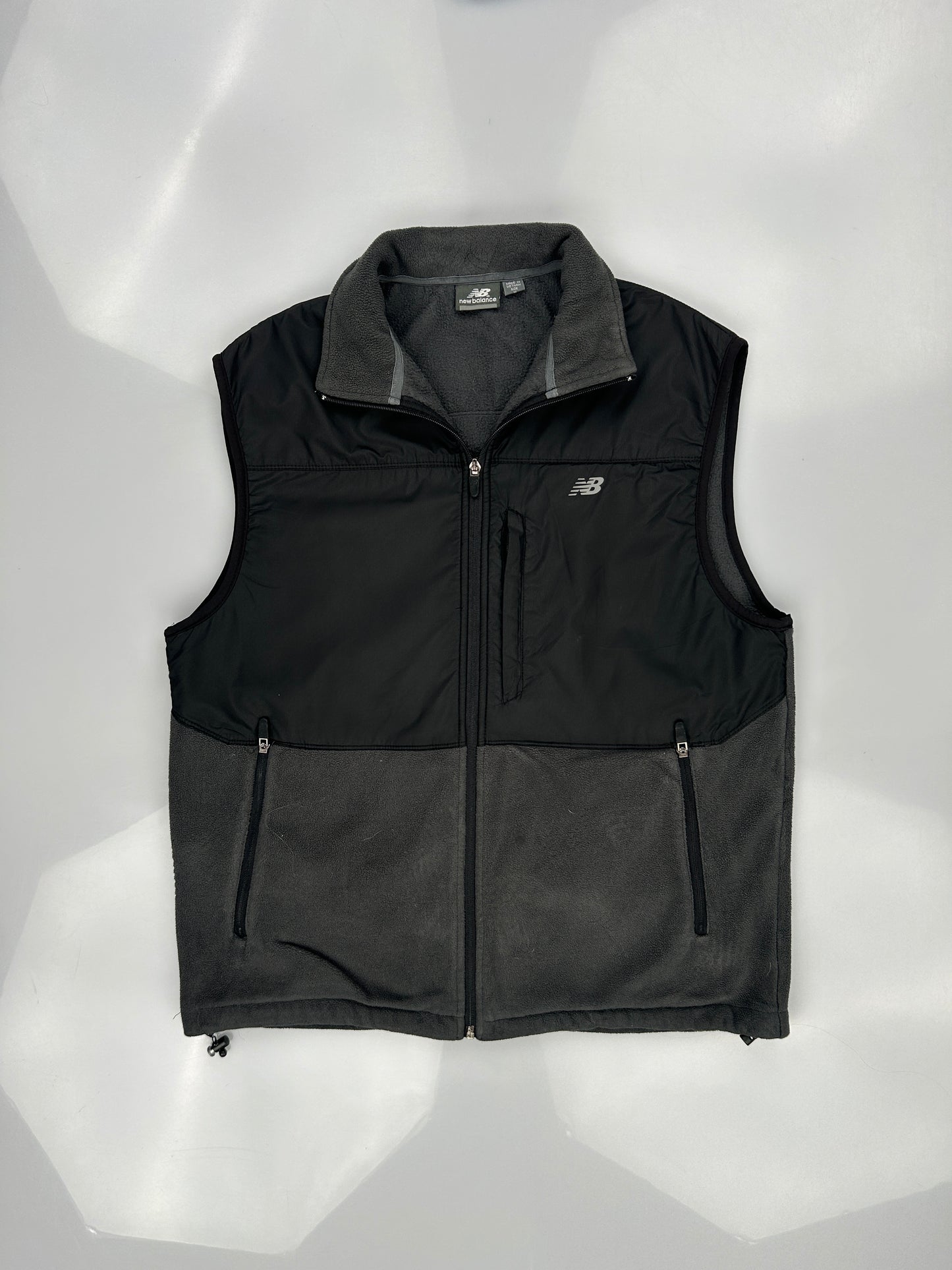 New Balance Two-Tone Full-Zip Fleece Vest