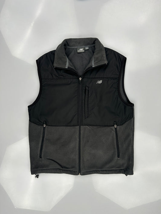 New Balance Two-Tone Full-Zip Fleece Vest