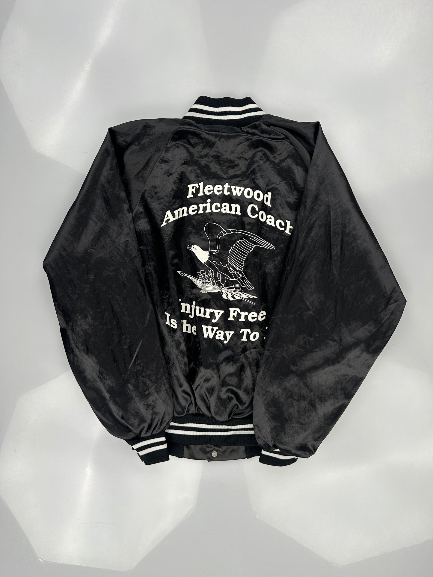 Auburn Black Bomber Jacket