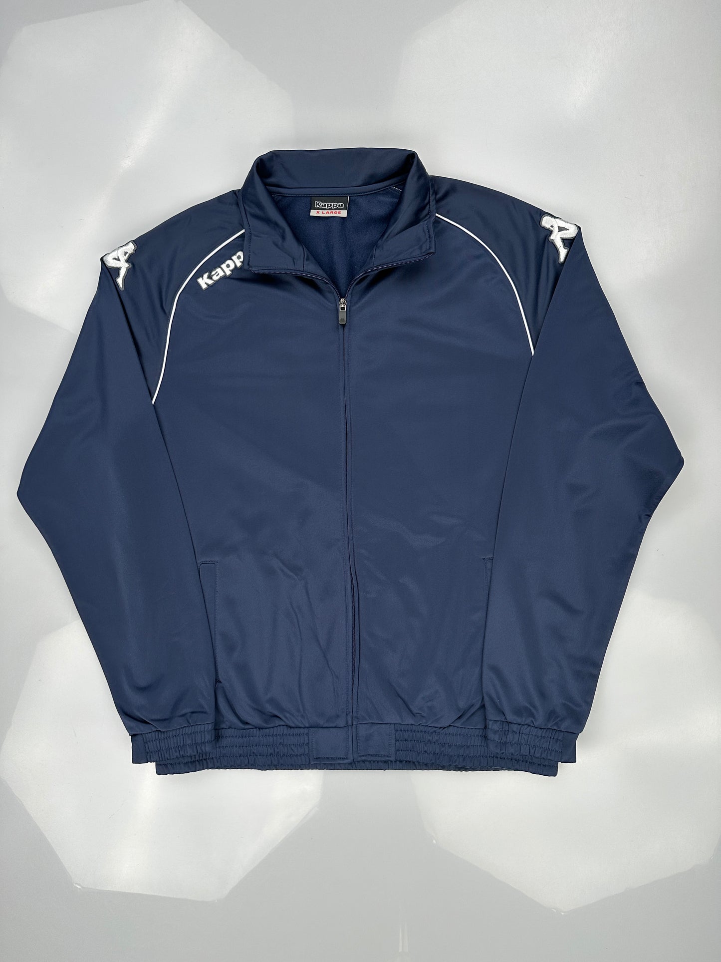 Kappa Navy Full-Zip Track Jacket