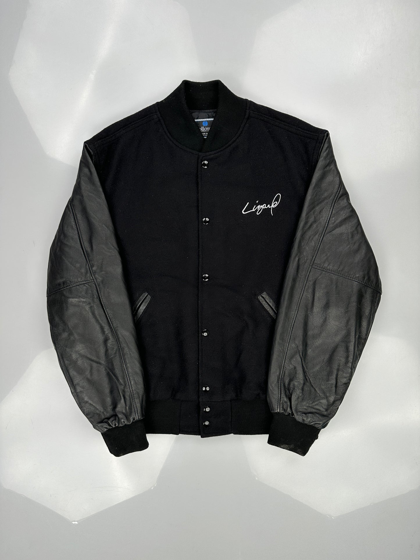 Holloway Black Varsity Bomber Jacket