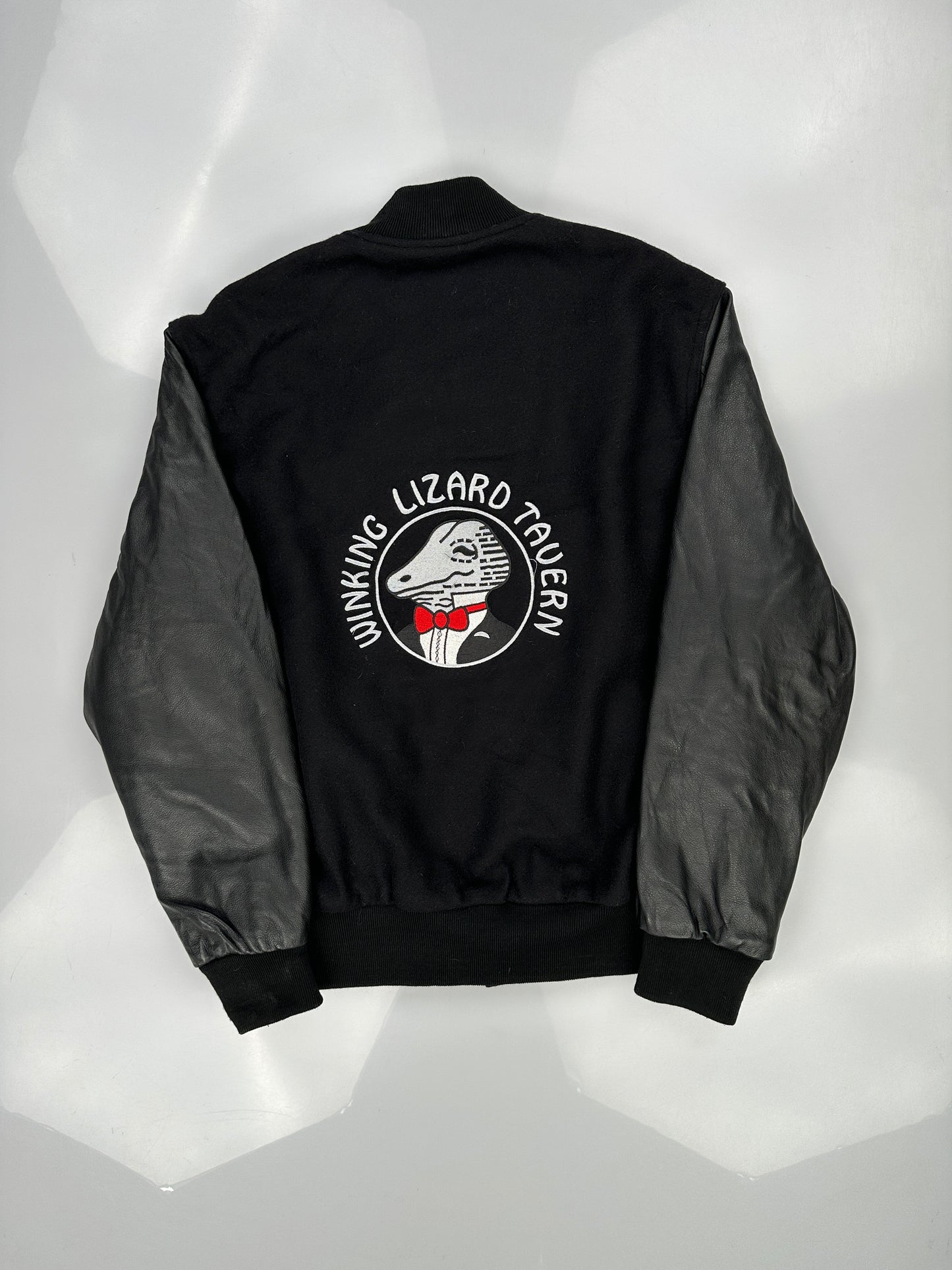 Holloway Black Varsity Bomber Jacket