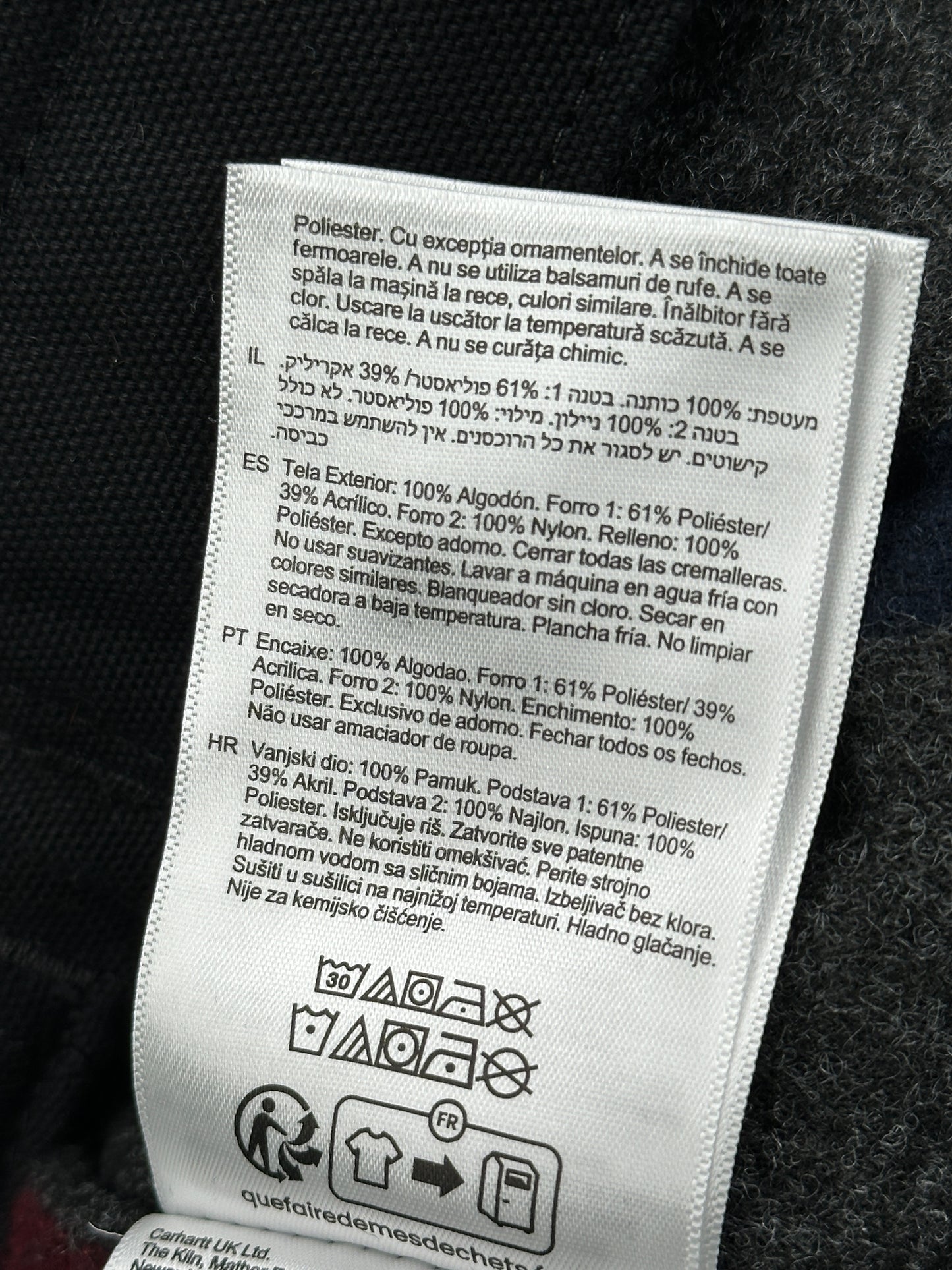 Carhartt Black Detroit Jacket