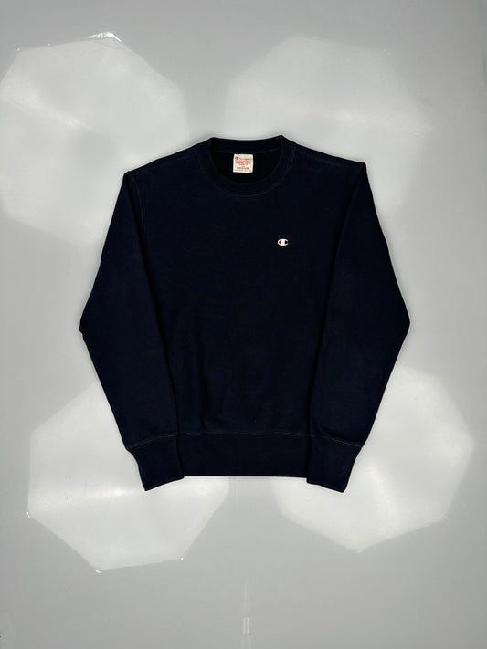 Black  Champion Reverse Weave Sweatshirt
