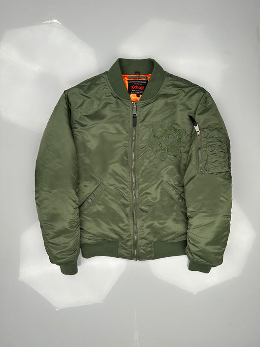 Schott NYC Water Resistant MA-1 Flight Jacket