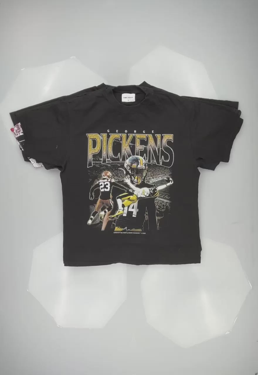 Full Black Printed T-Shirts